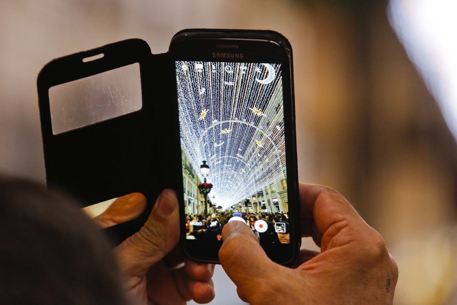 Encendido del alumbrado de Navidad en Málaga