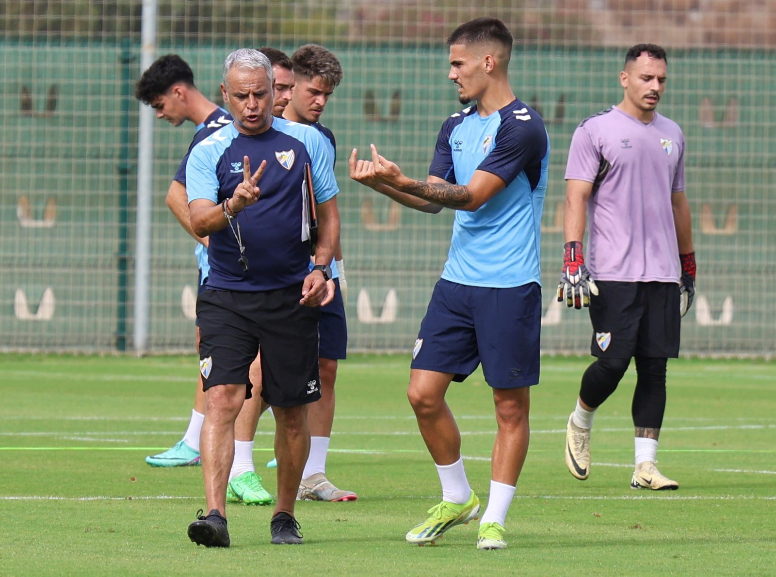 El paso de Sergio Pellicer por el Málaga CF, en fotos