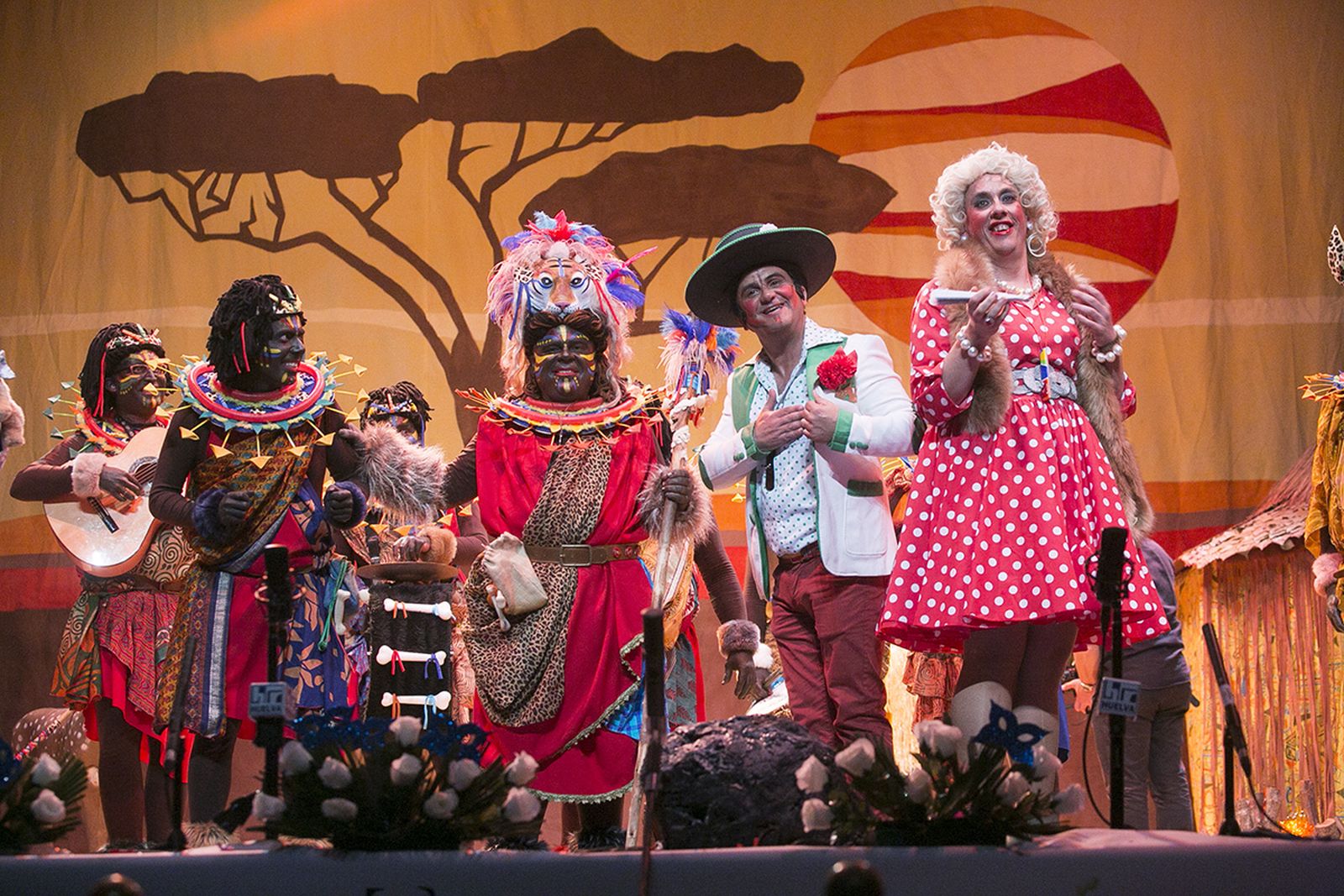 La final del Carnaval Colombino, en imágenes