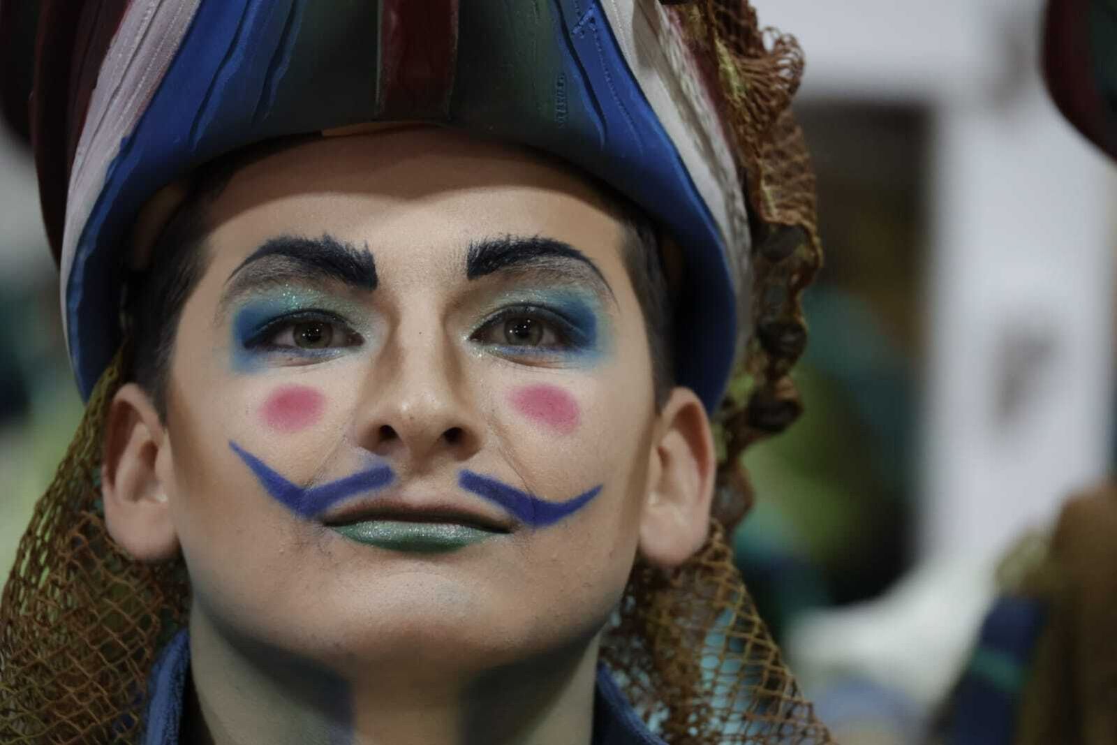 Comparsa 'Cádiz de mi alma' en camerinos