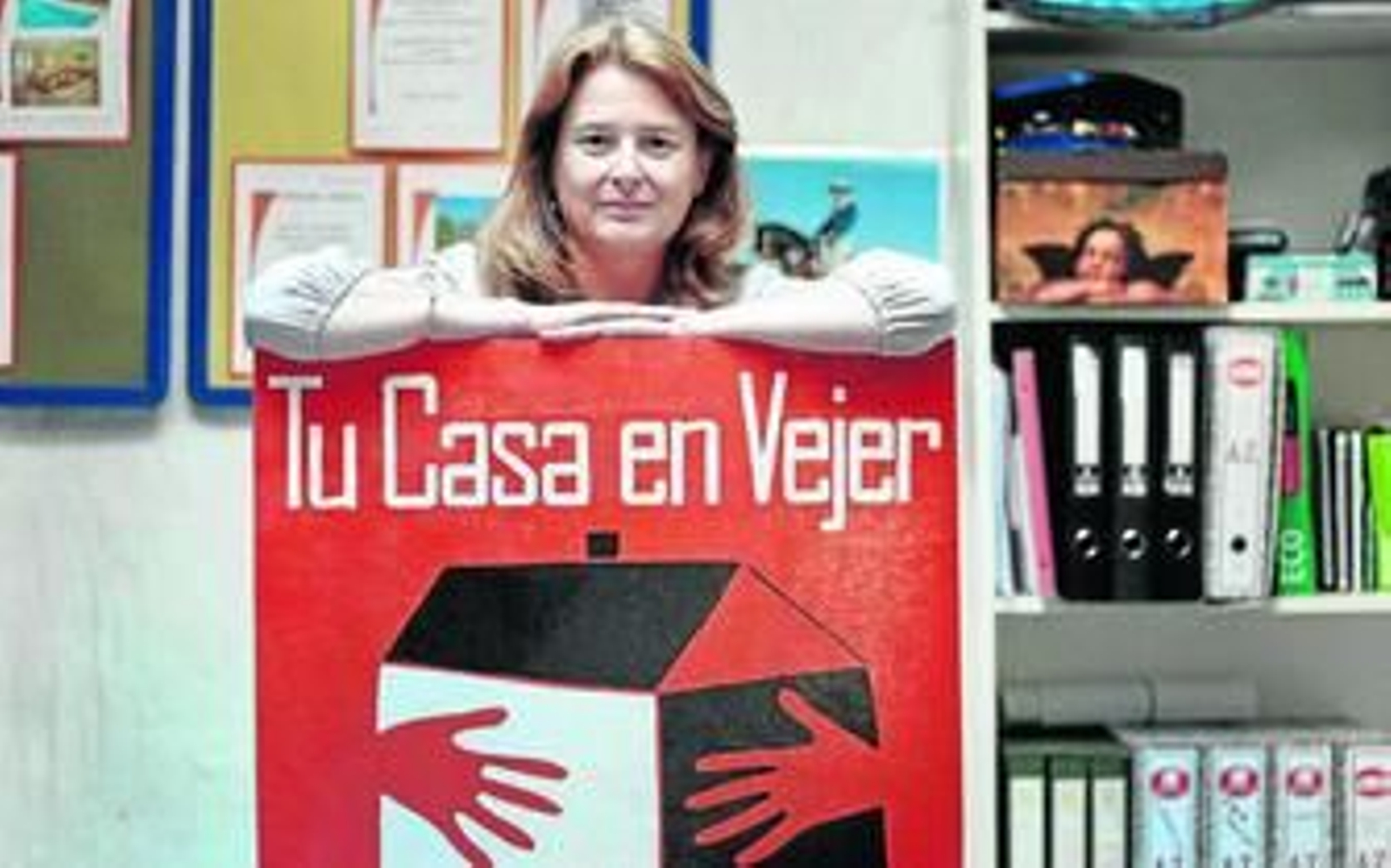 Linda Frost, una londinense que se dedica a vender casas a extranjeros en Vejer.