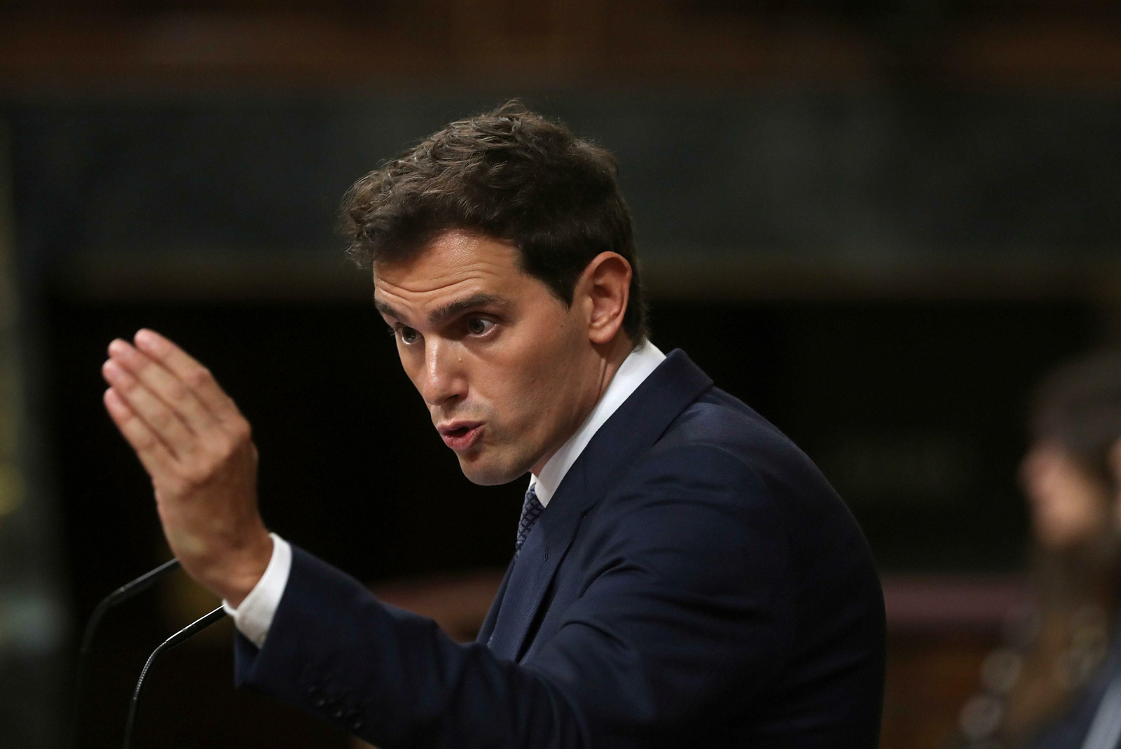 Albert Rivera, en el debate de investidura.