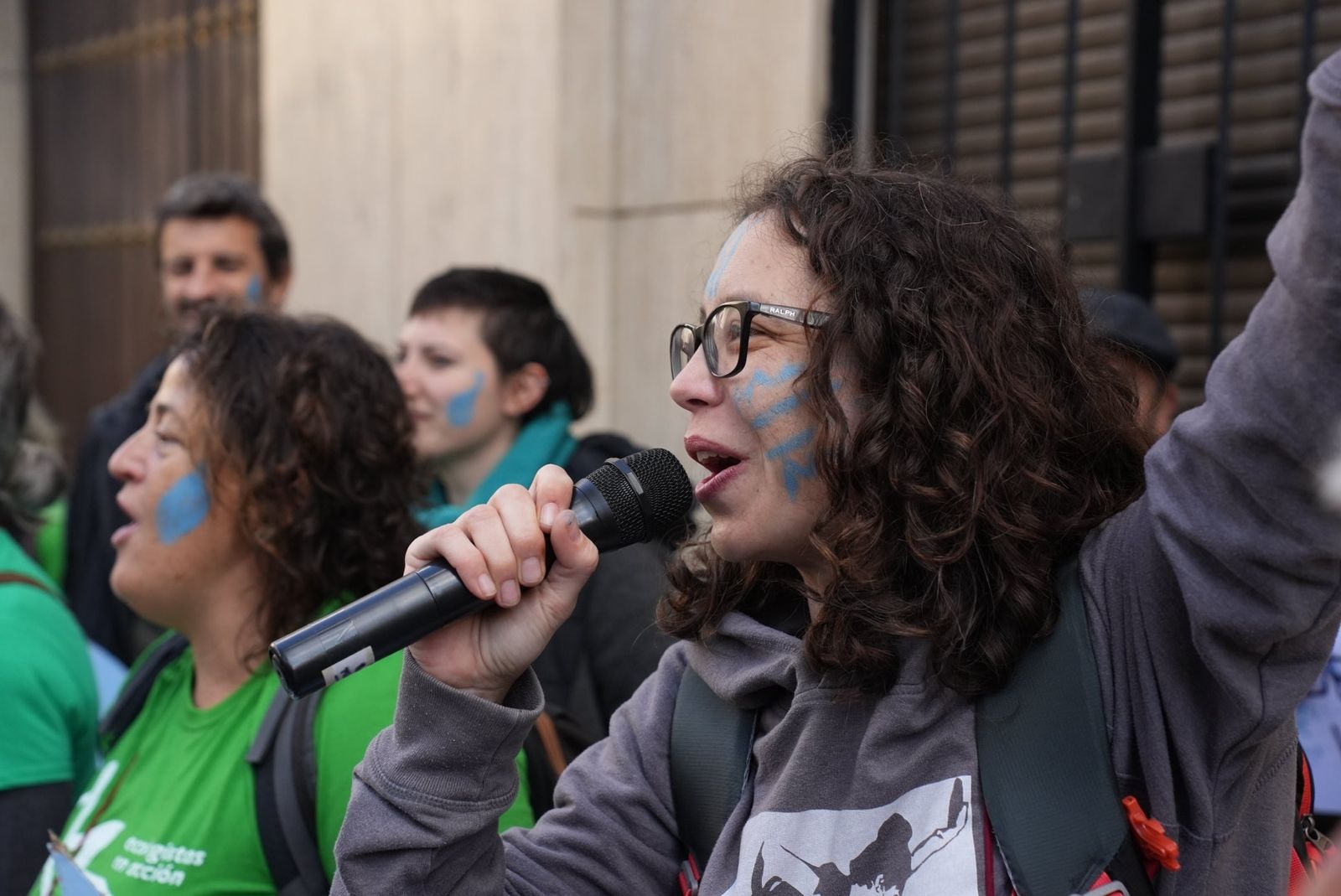 La manifestación  por el agua de Ecologistas, en imágenes