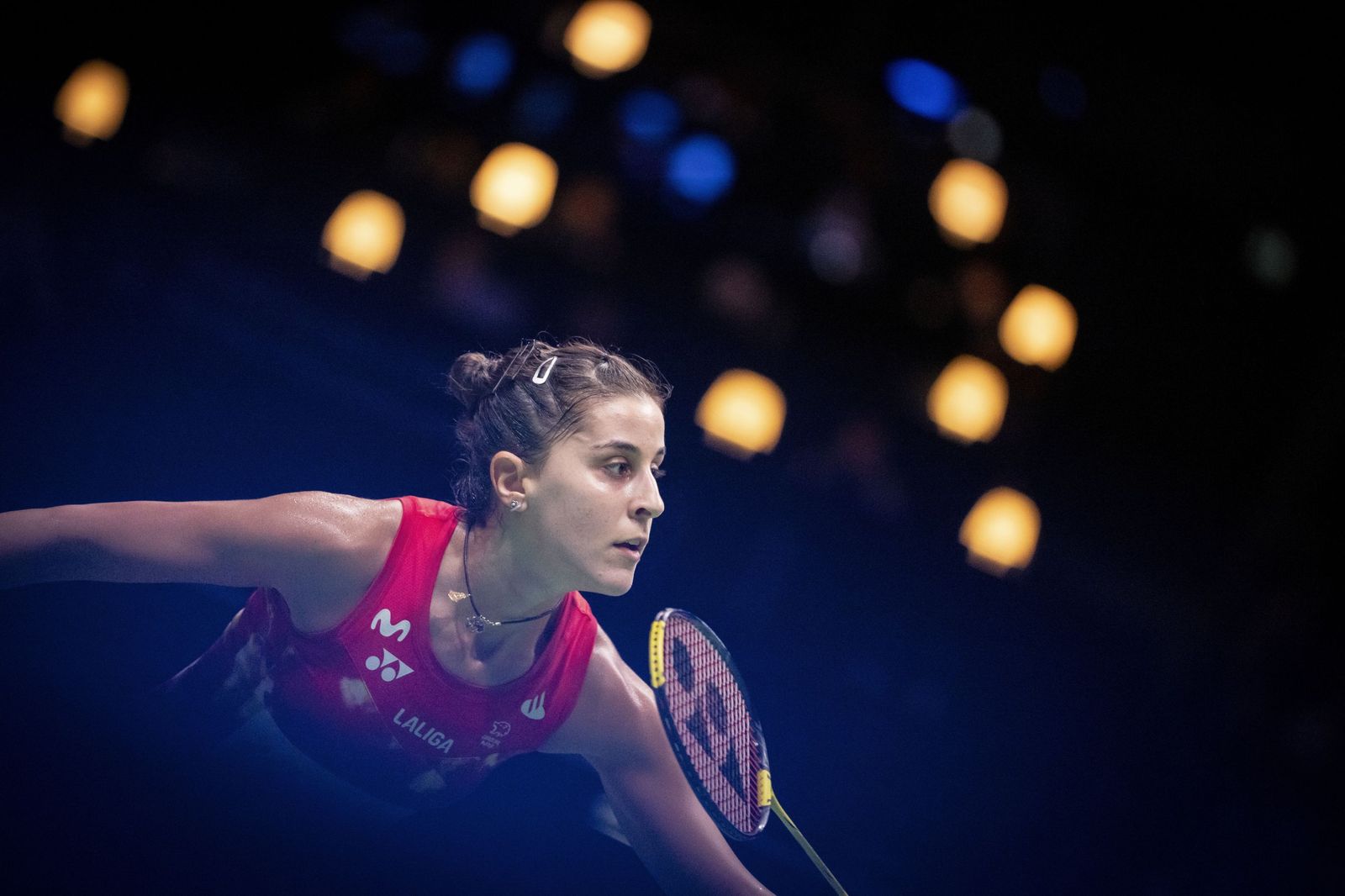 Carolina Marín durante la final.