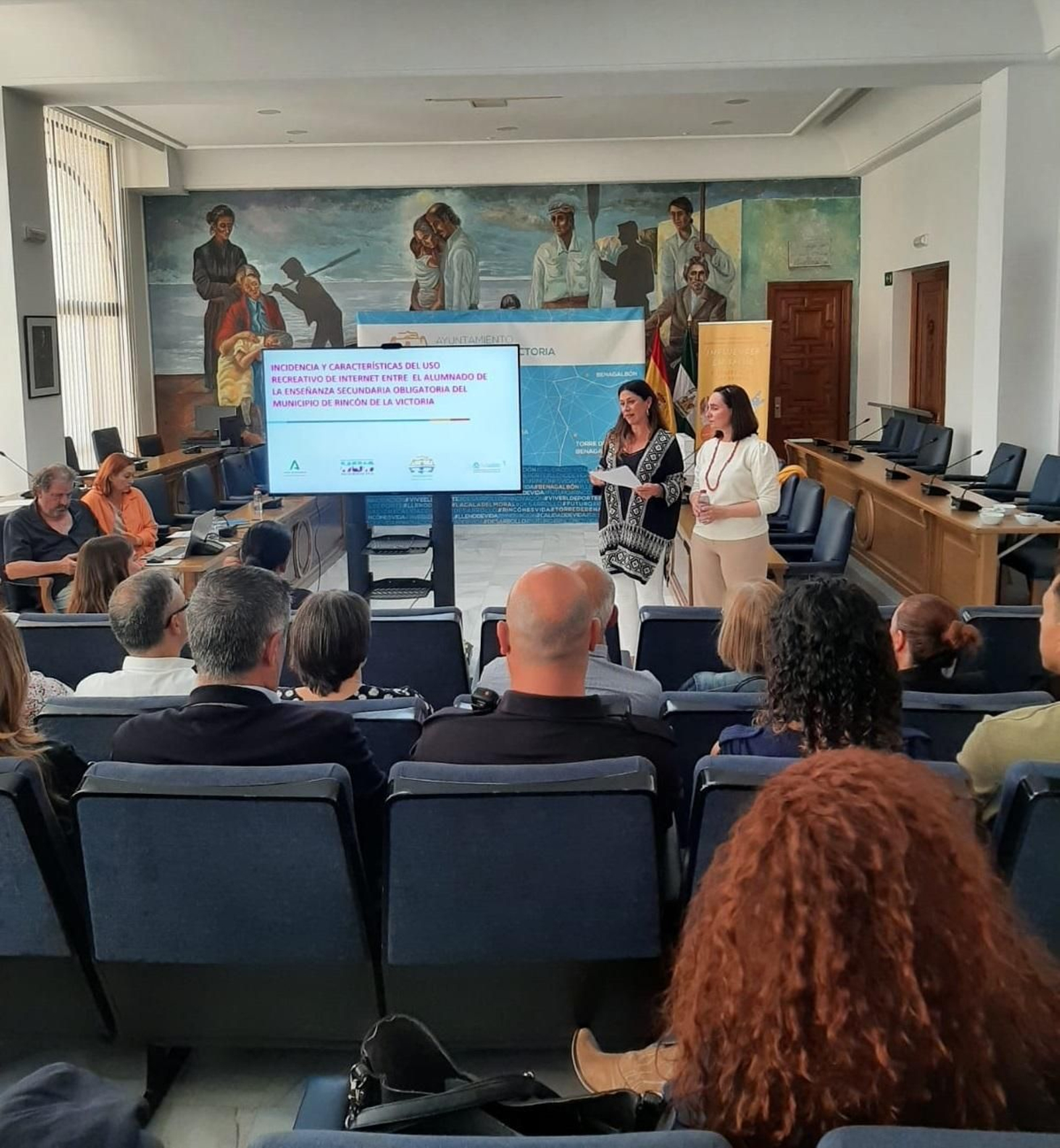 La concejala de Bienestar Social, Olga Cervantes, explicando los resultados del estudio