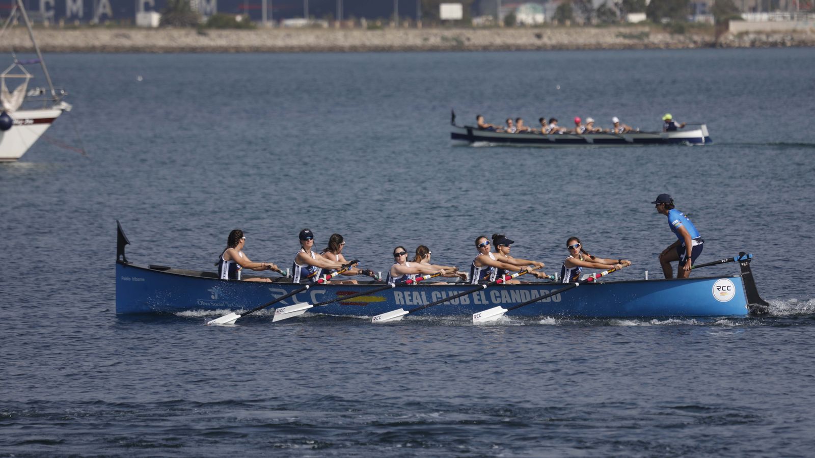 Las fotos de la segunda jornada del Campeonato de España de remo en banco fijo LLaut de La Línea