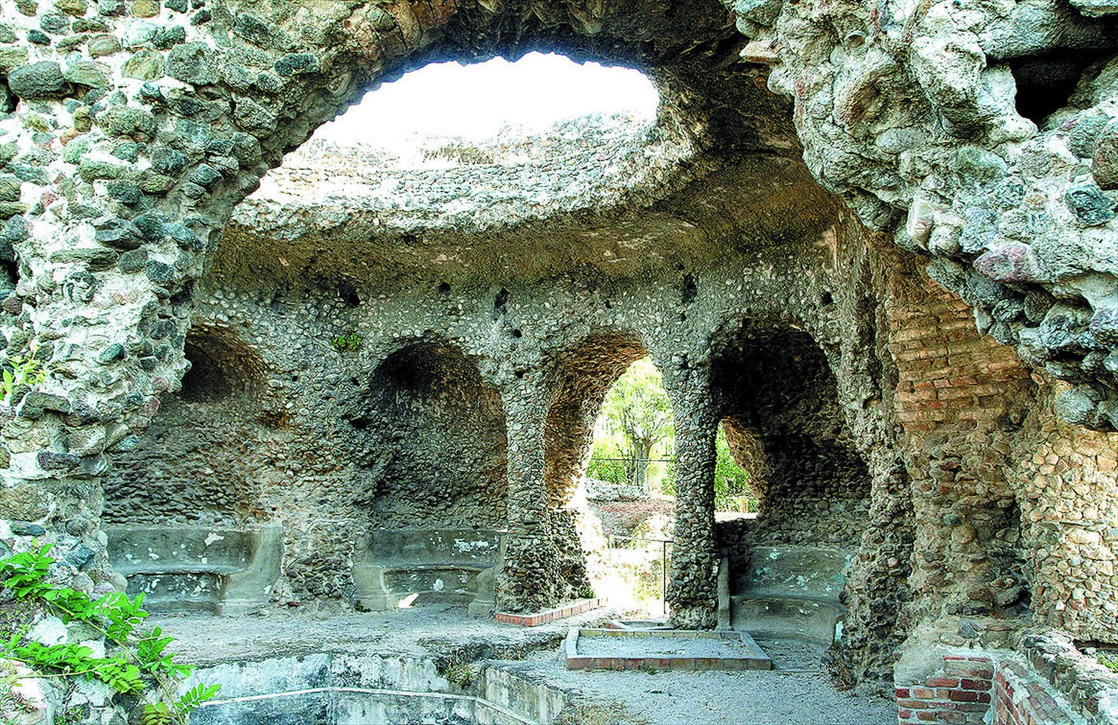 Las termas romanas de Las Bóvedas, en Marbella.