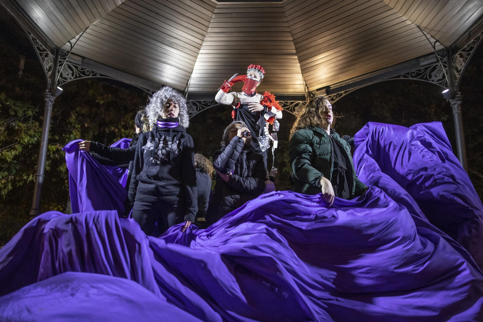 La manifestación del 25-N en Granada en imágenes