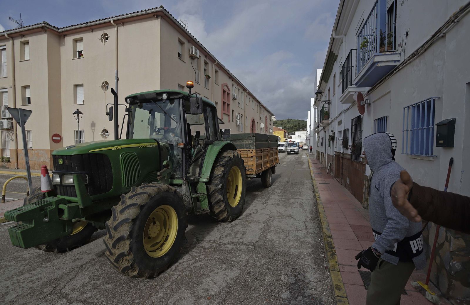 San Martín del Tesorillo después de la borrasca Marta, en imágenes