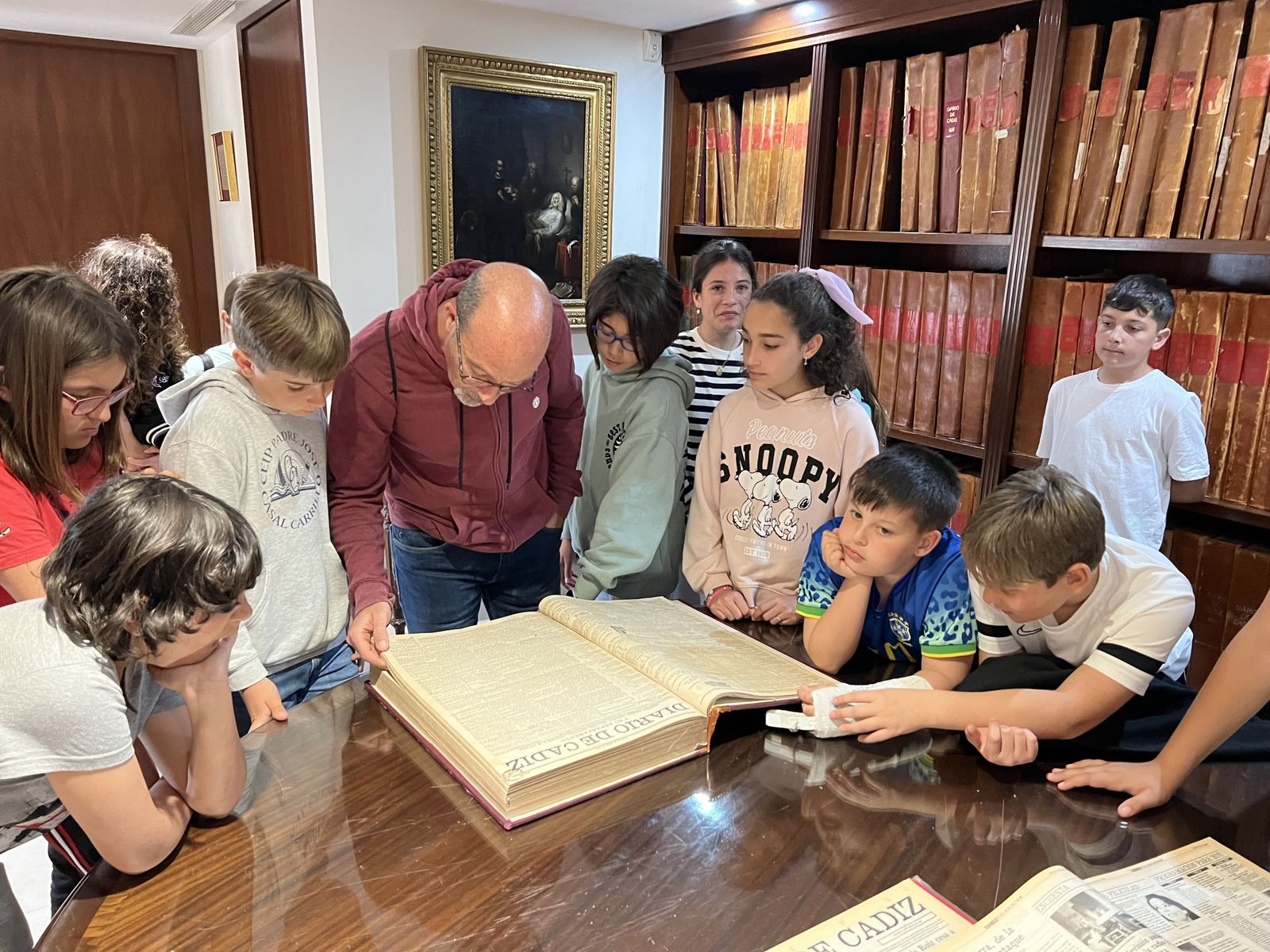 El CEIP Padre José Casal Carrillo de San Fernando visita Diario de Cádiz