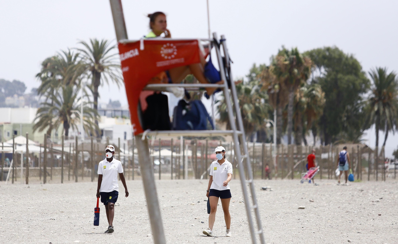 La playa de Pedregalejo.