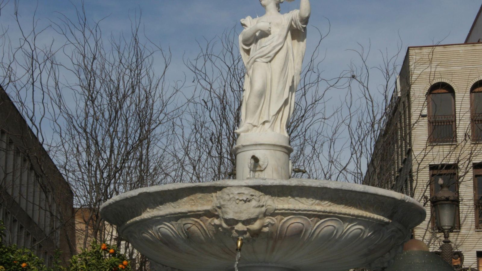 La fuente de la Plaza de la Magdalena.