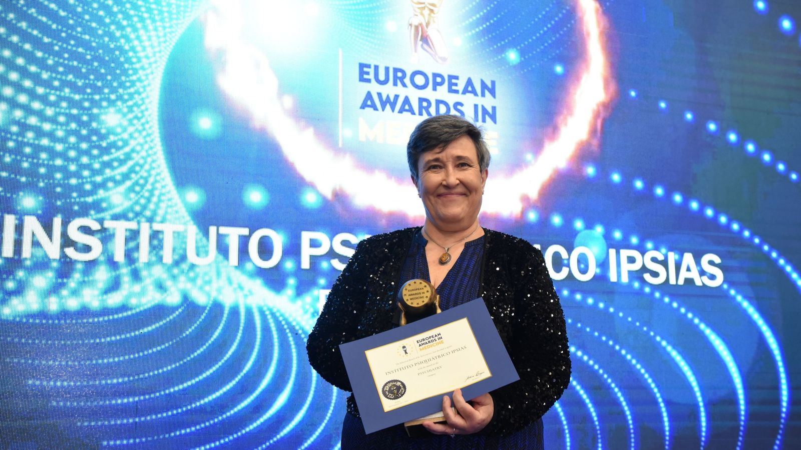 La doctora Ana Isabel Sanz, galardonada por segundo año consecutivo en los Premios Europeos de Medicina.