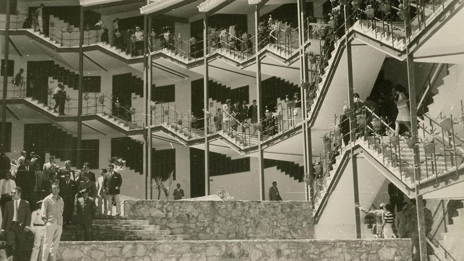 La Escuela de Arte, el día de la inauguración.