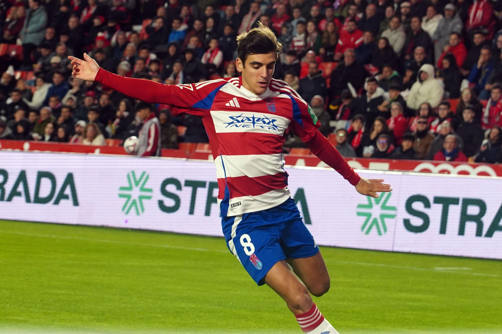 Gonzalo Villar, en el partido ante el Levante