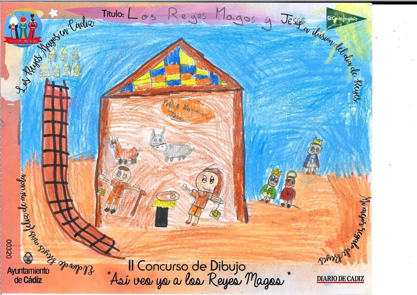 Las felicitaciones finalistas del II Concurso de Dibujo 'Así veo yo a los Reyes Magos'