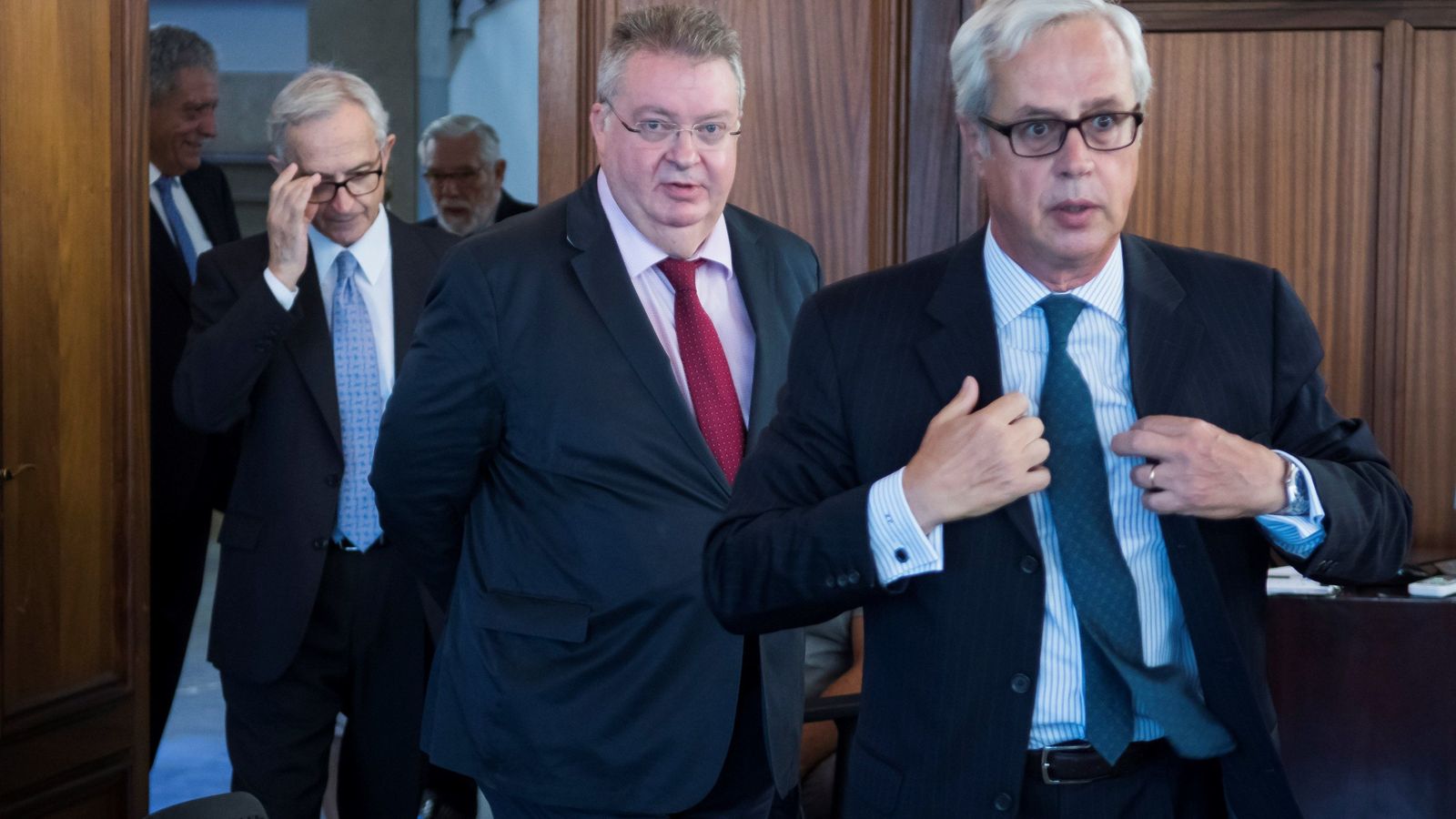 Los catedráticos de Derecho Financiero y Tributario Juan Zornoza y Miguel Ángel Martínez.