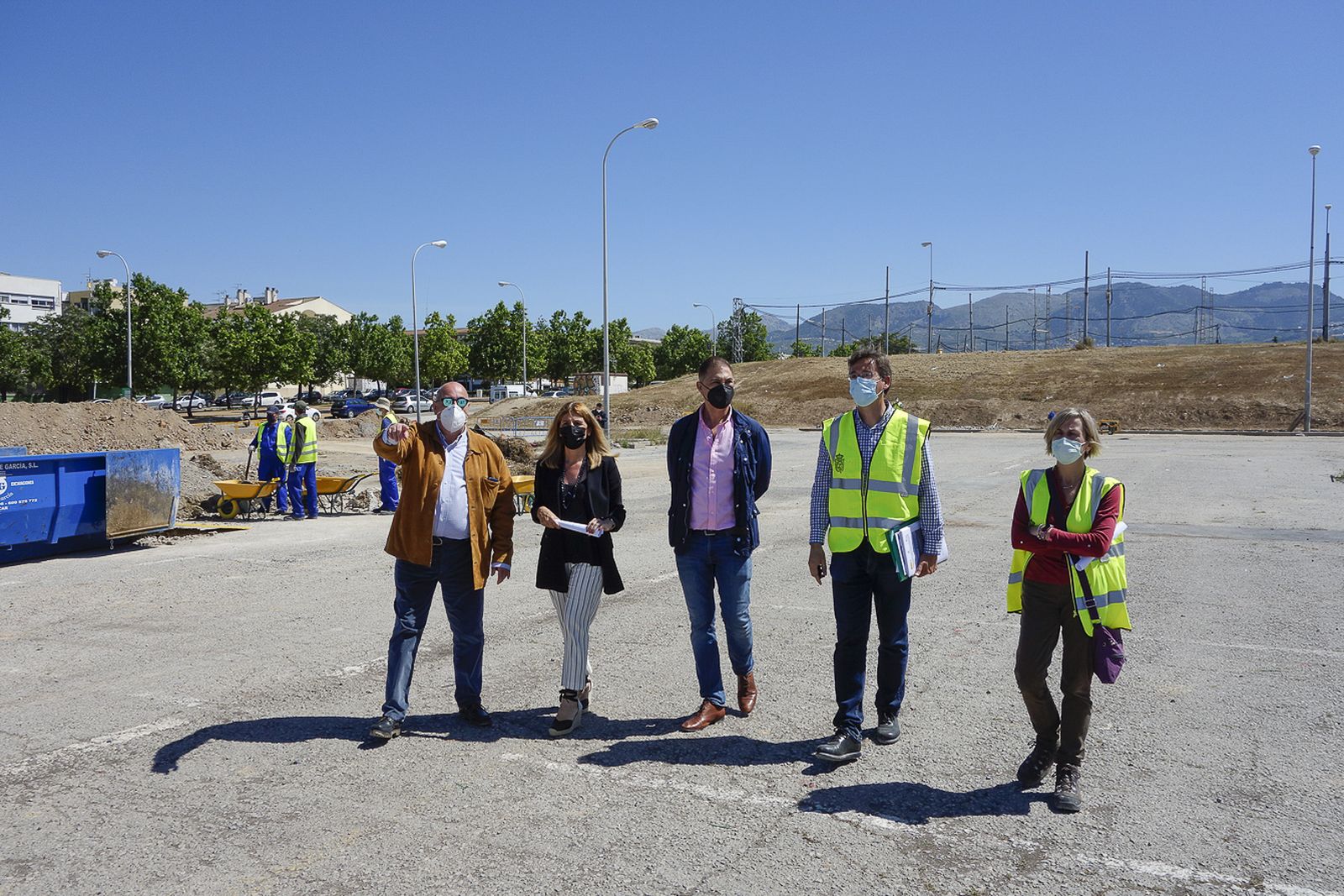 Una imagen de las obras