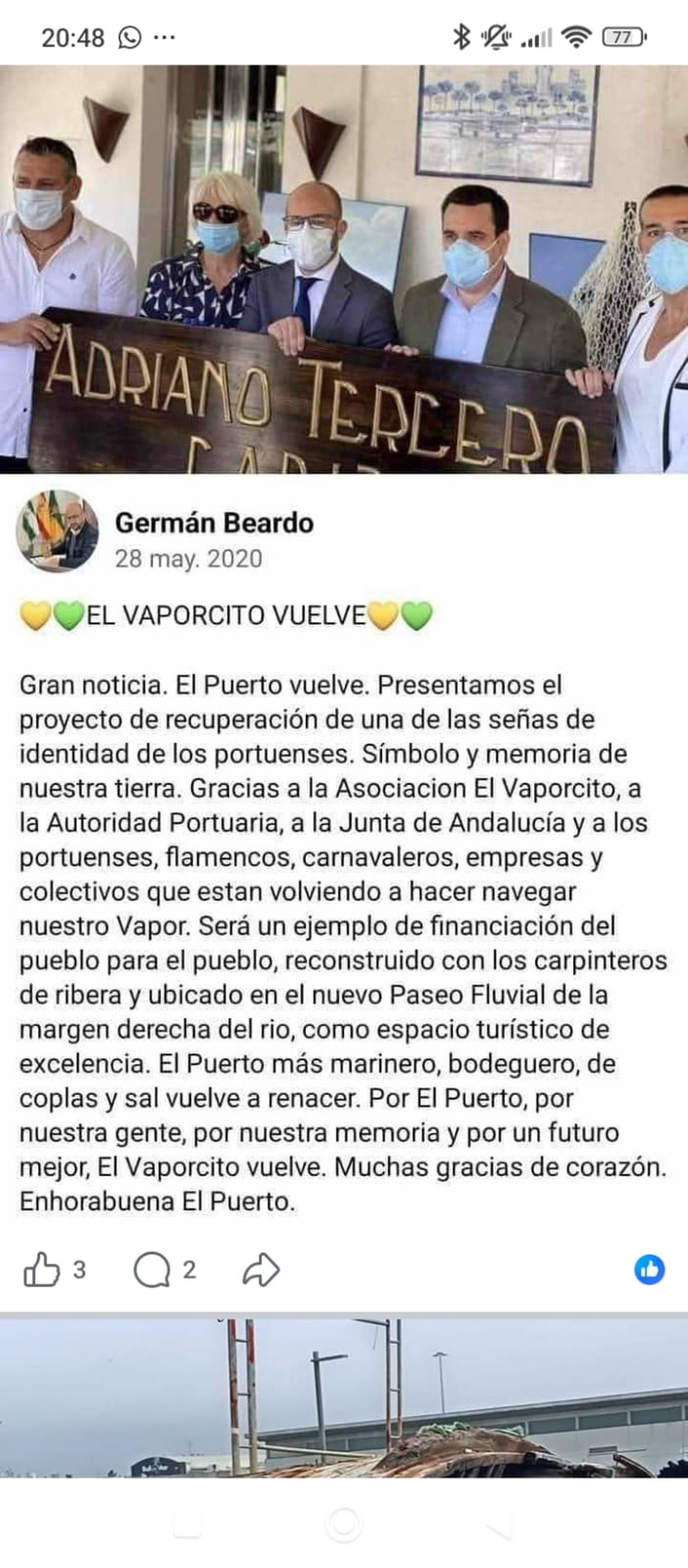 Hace cinco años lo iba a arreglar Beardo