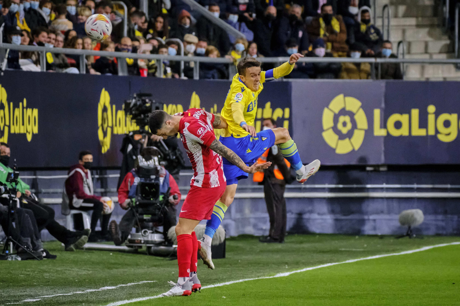 Las imágenes del Cádiz-Atlético de Madrid