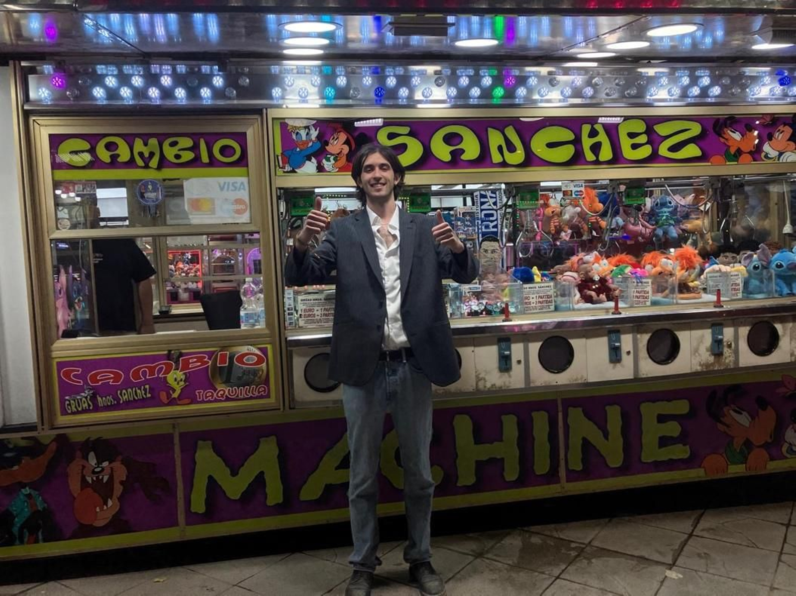 Luke Spencer, en la zona de atracciones.