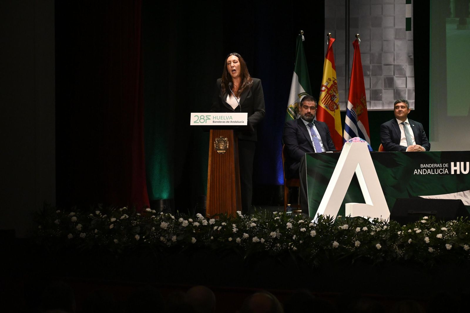 Premios de las Banderas de Andalucía en Huelva, en imágenes