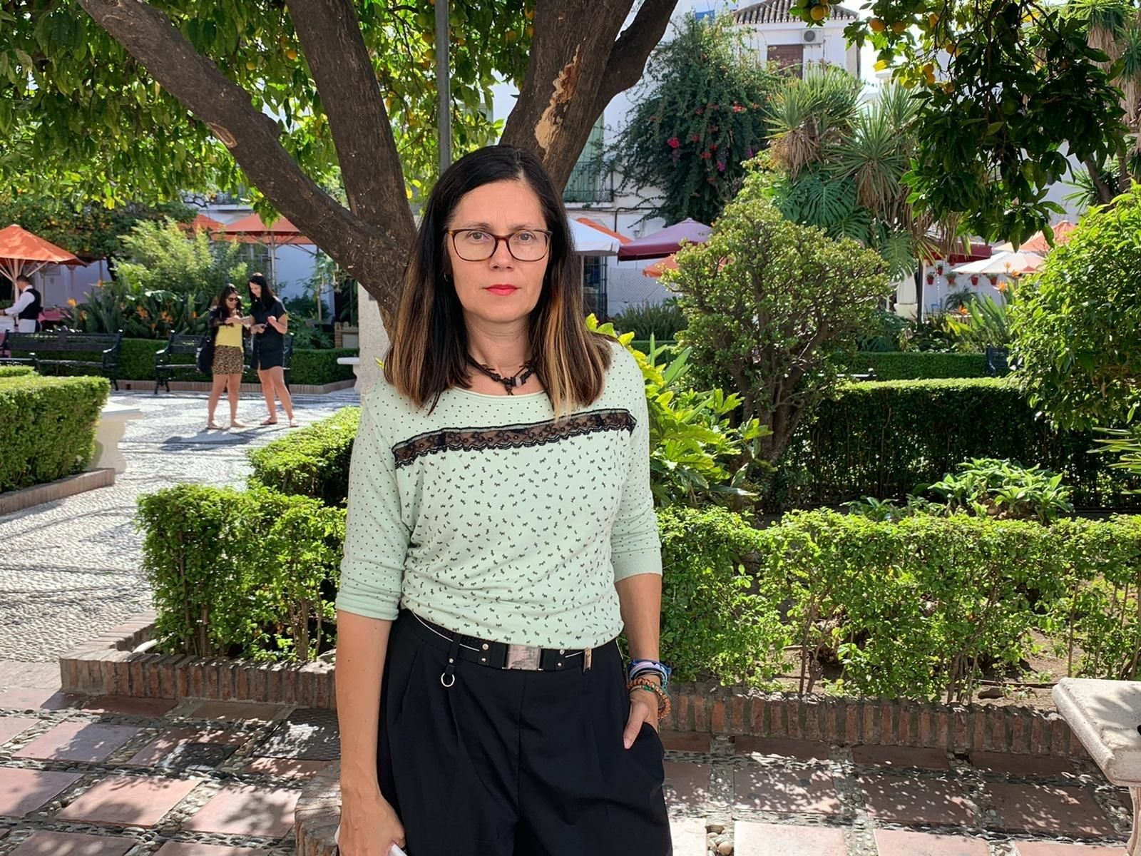 La portavoz del PSOE en el Ayuntamiento de Marbella, Isabel Pérez.