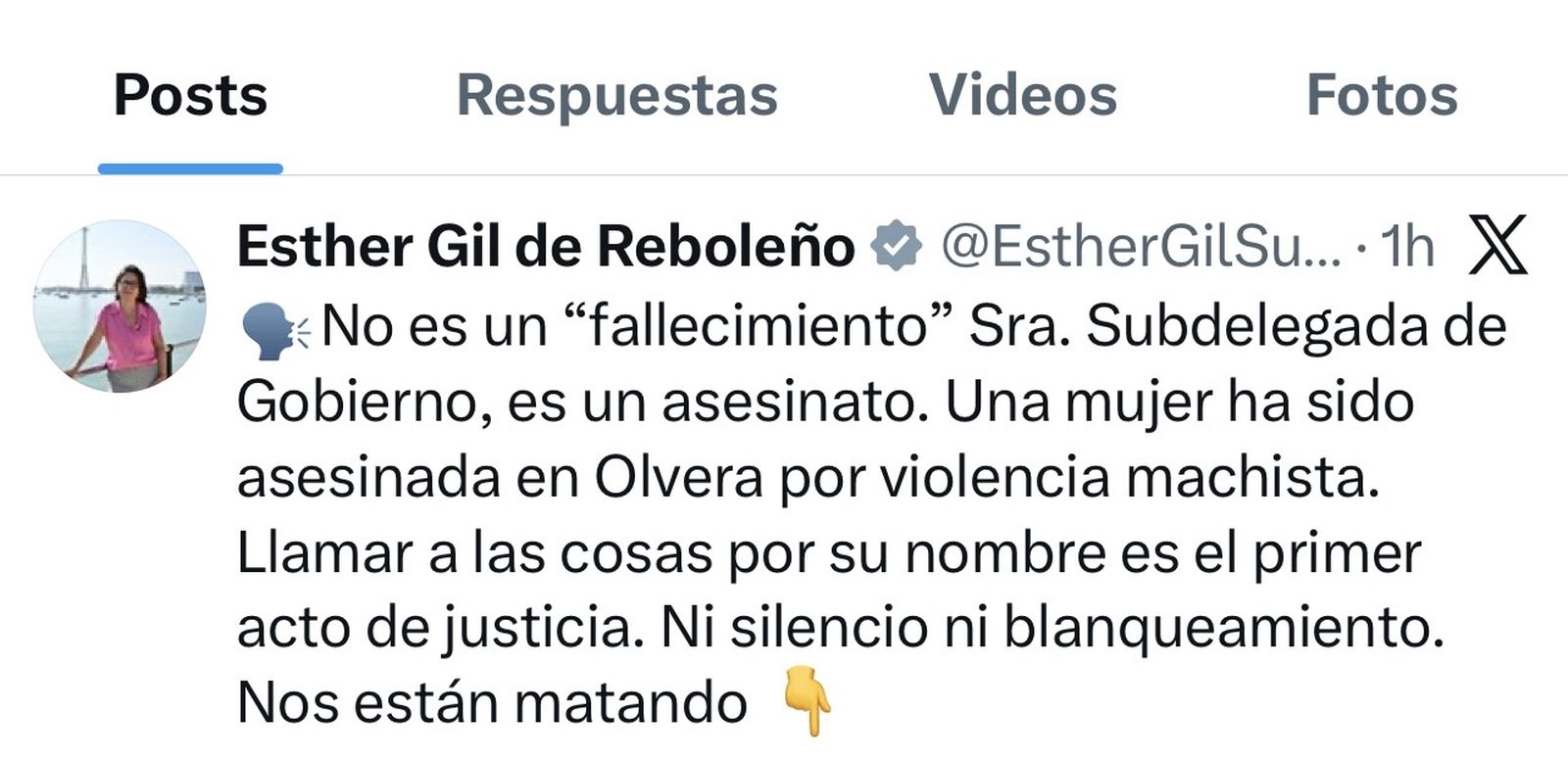 Esther Gil contra Flower Power
