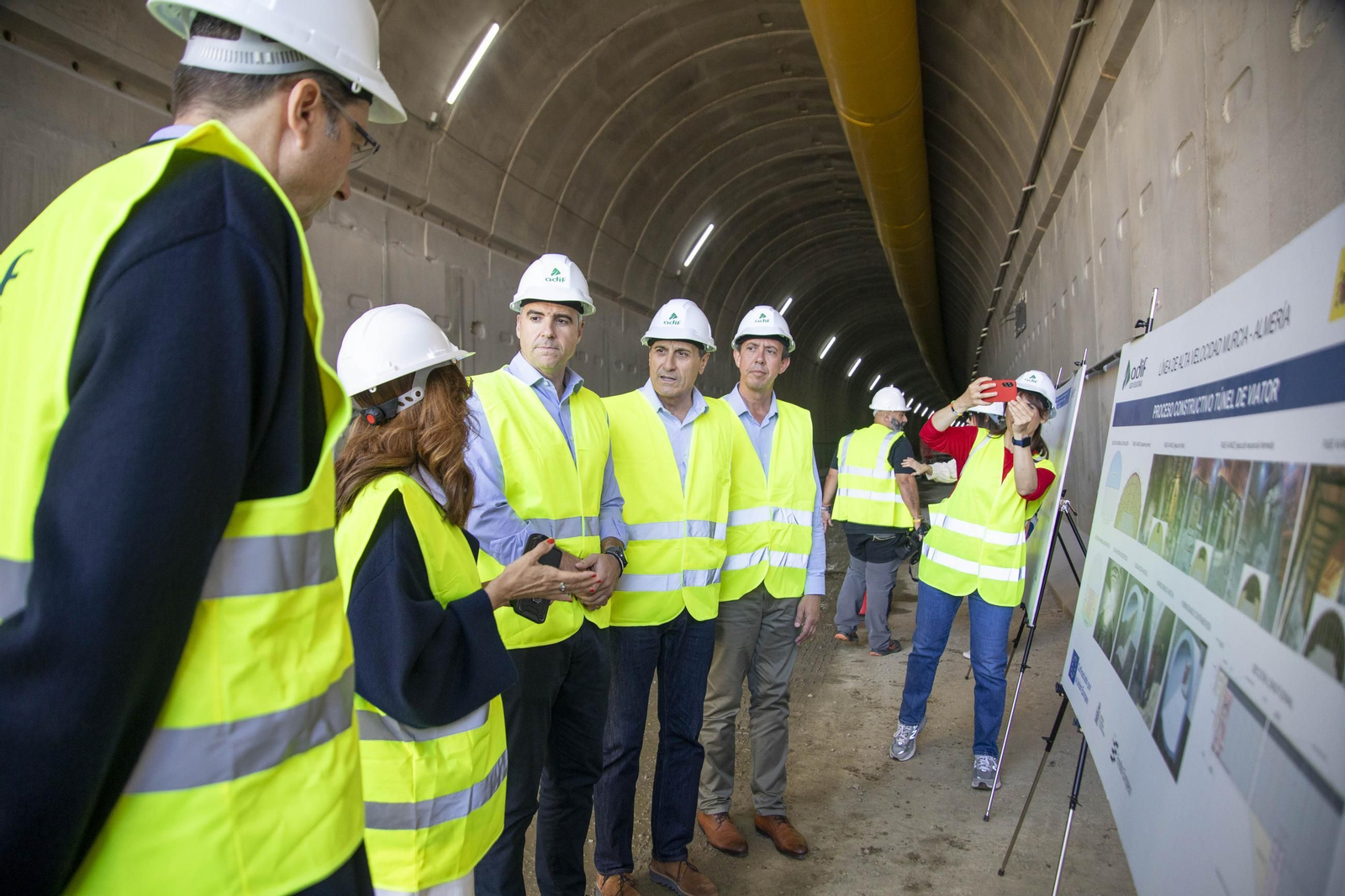 Así avanzan las obras del túnel de Viator del Ave