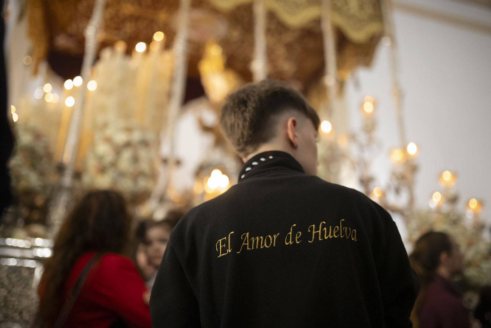 Las mejores imágenes del Domingo de Ramos en Huelva: La Hermandad de la Sagrada Cena