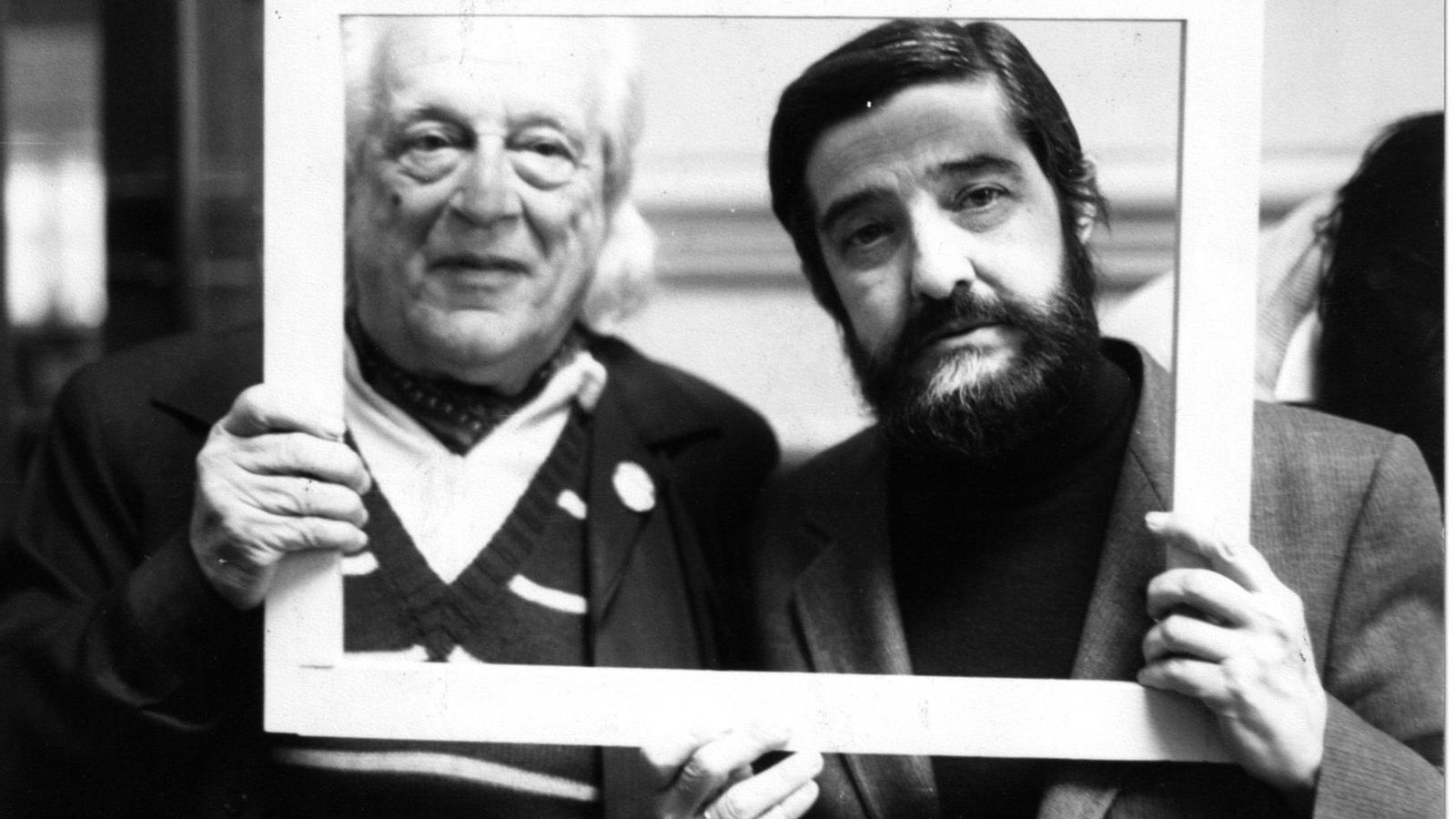 Rafael Montesinos, junto a Rafael Alberti.