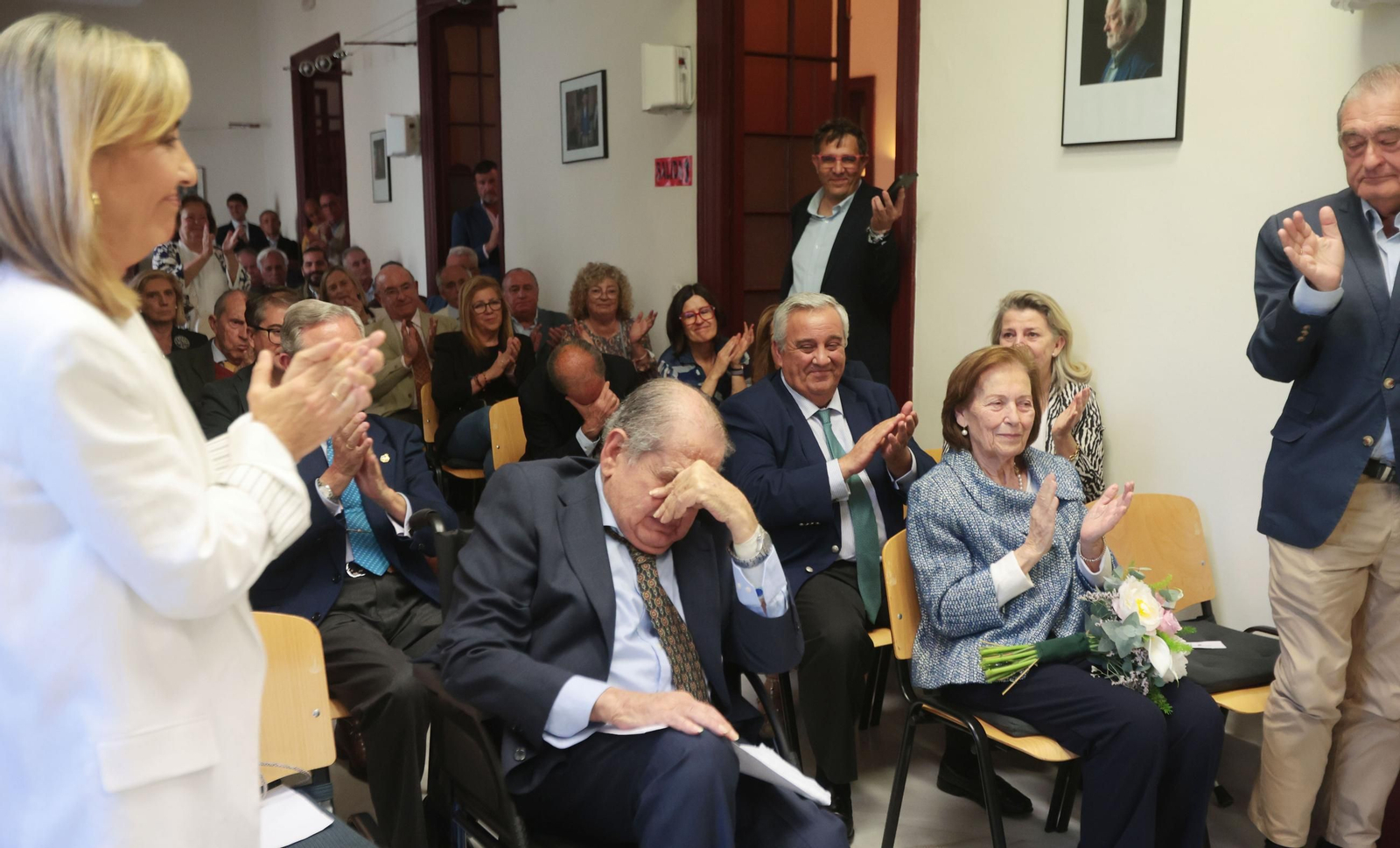 Imágenes del homenaje a Jerónimo Roldán de la Asociación de la Prensa de Jerez