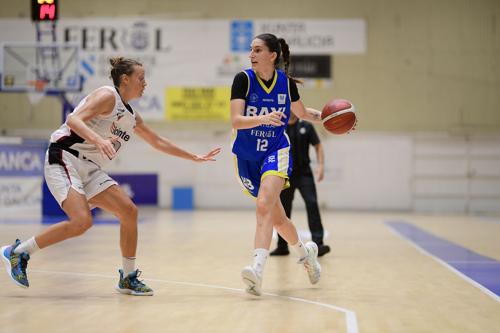 Marta Gómez, en acción.