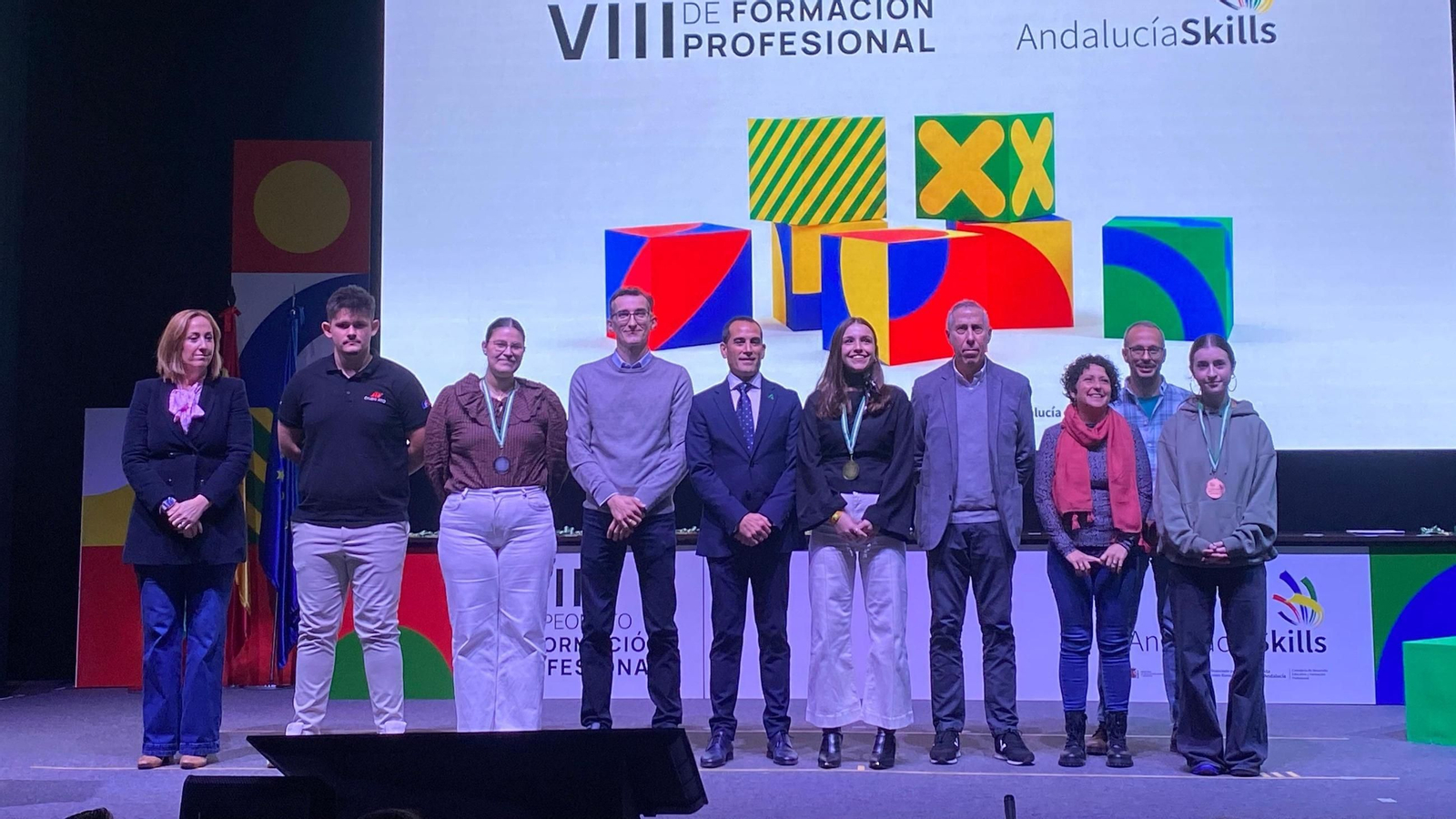 Alumnos del instituto Colonial de Fuente Palmera.