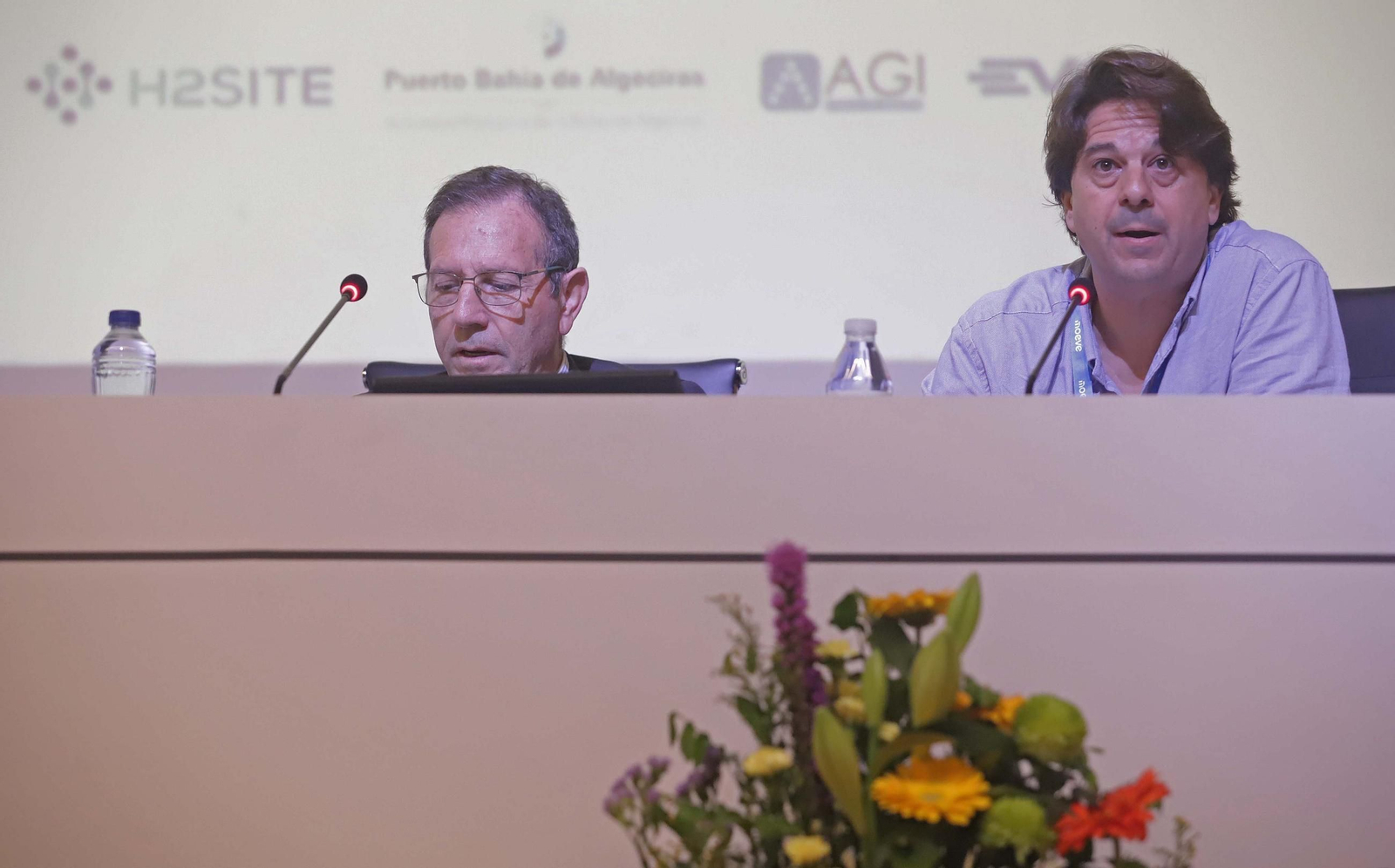 Fotos de la segunda jornada del congreso Rh2edin de energías limpias en la ETSI de Algeciras