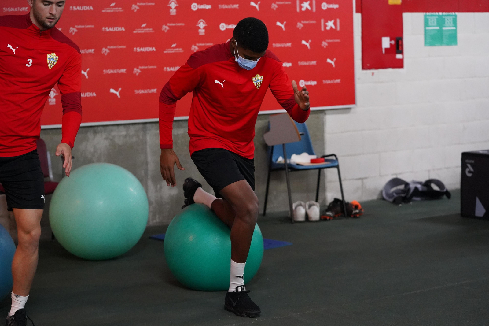 Entrenamiento del Almería, jueves 21