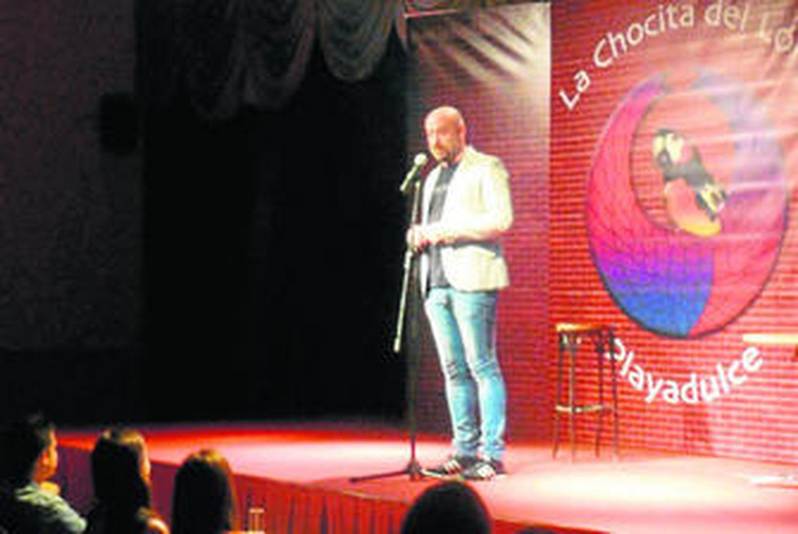 Goyo Jiménez en La Chocita del Loro del Hotel Playadulce.