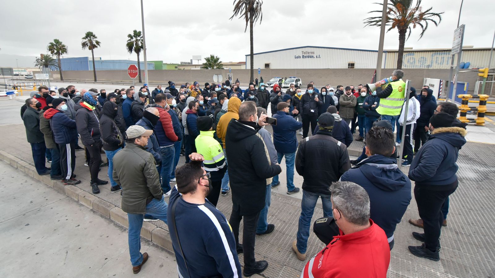 Cuarta jornada de huelga del metal en el Campo de Gibraltar