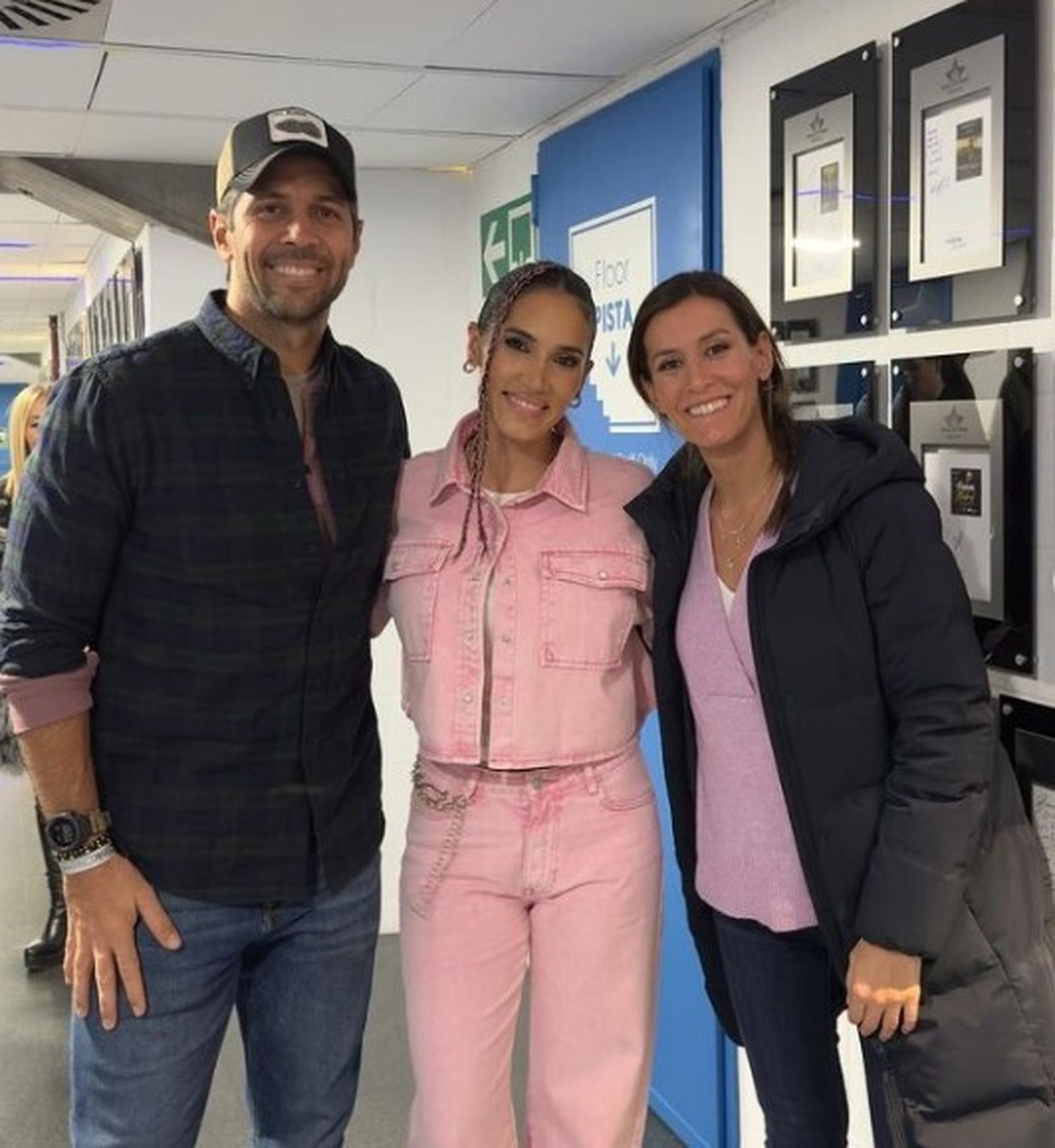 Fernando Verdasco y Ana Boyer quisieron saludar a India Martínez
