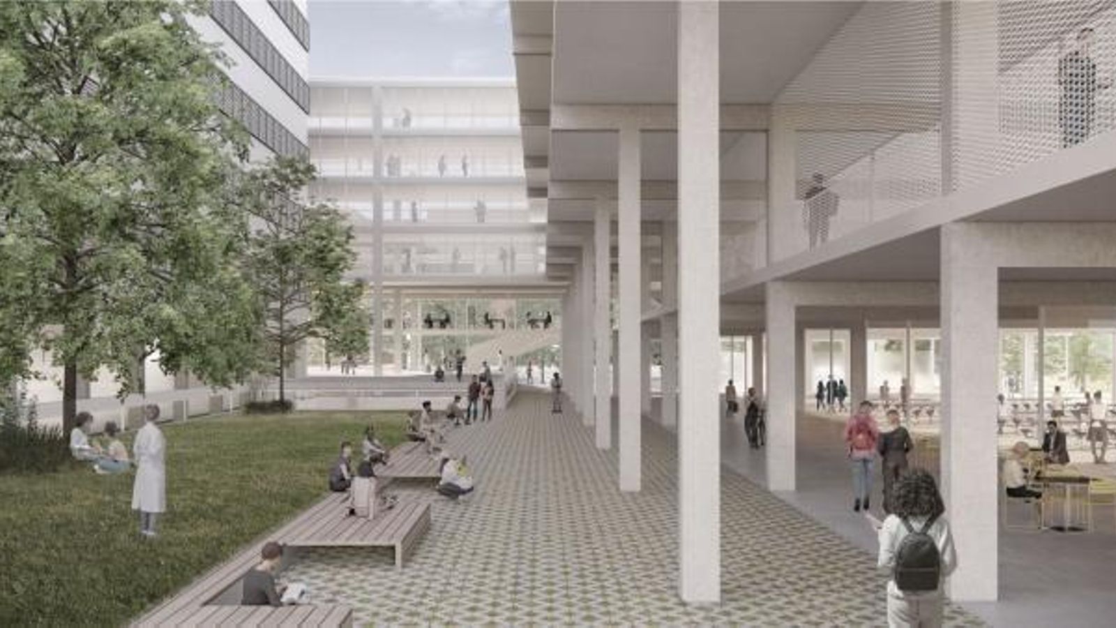 Recreación del primer premio para Farmacia.