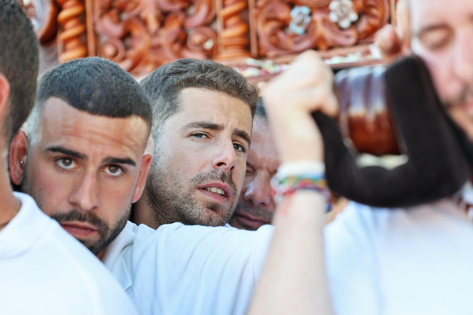 Imágenes de la Virgen del Carmen procesionando en Punta Umbría