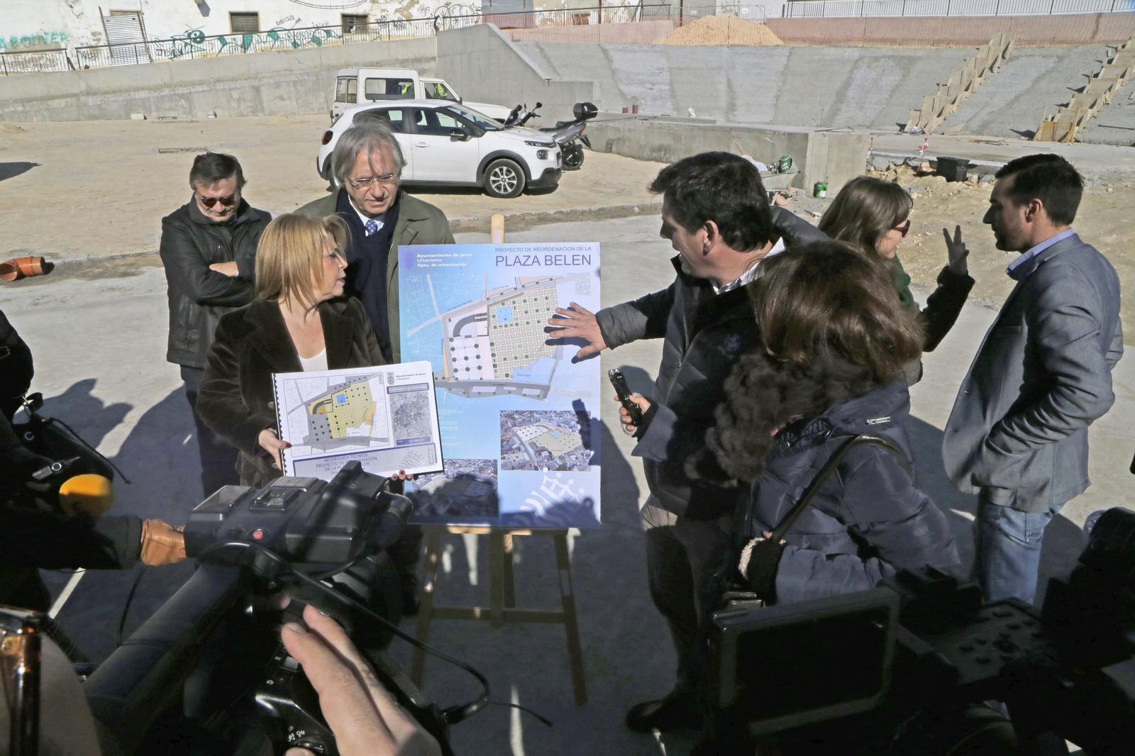 Mamen Sánchez, en una reciente visita a la Plaza Belén.