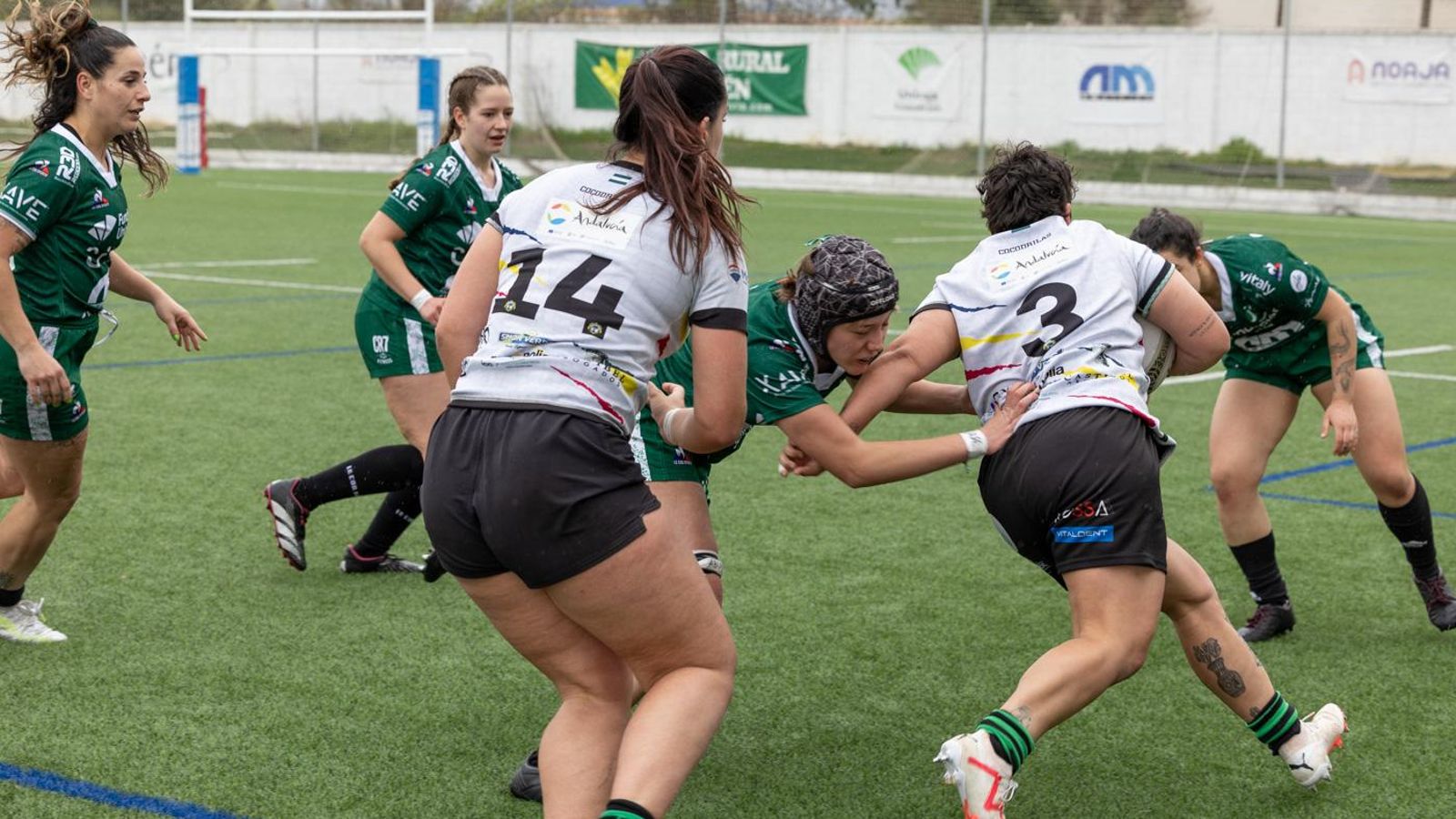 La alegría por el título de campeonas de Jaén Rugby femenino, en imágenes