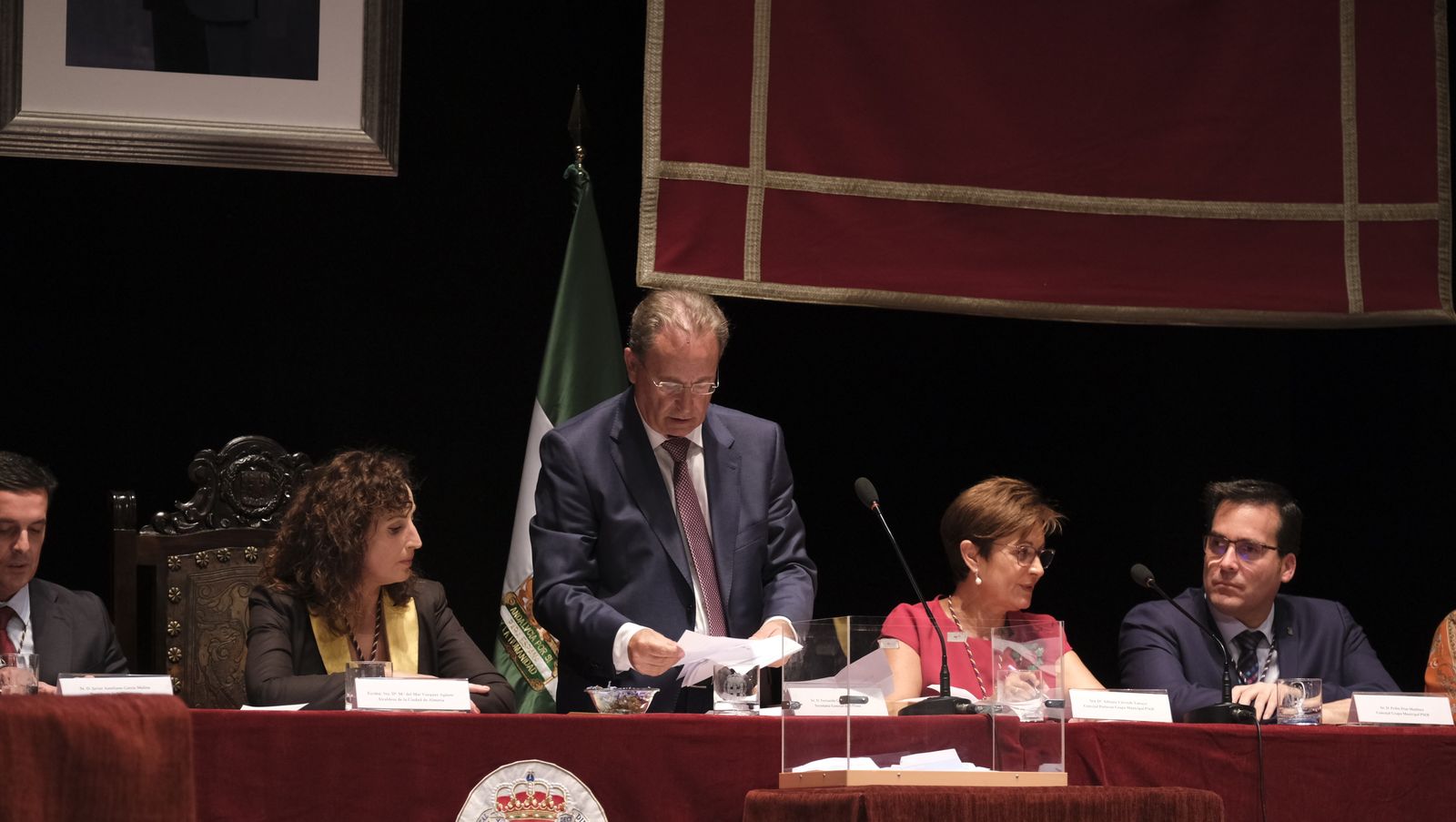 Imágenes de la investidura como Alcaldesa de Almería, de María del Mar Vázquez Agüero