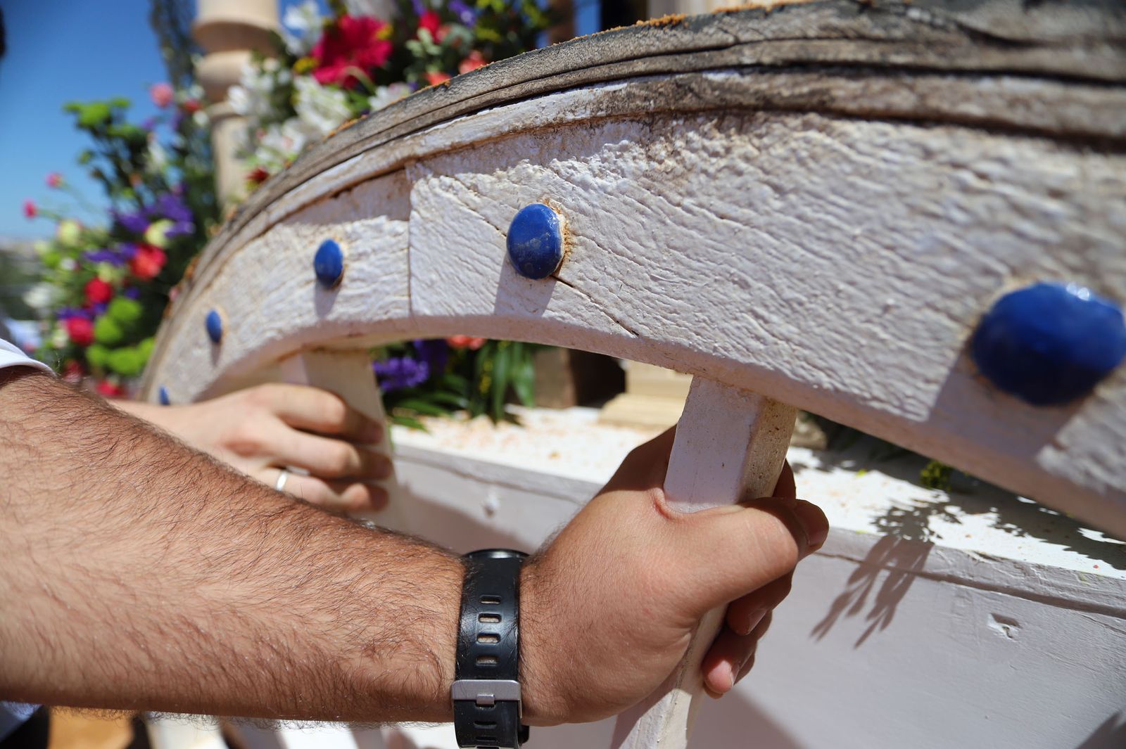 Imágenes de la presentación de las hermandades filiales ante la Virgen de Montemayor