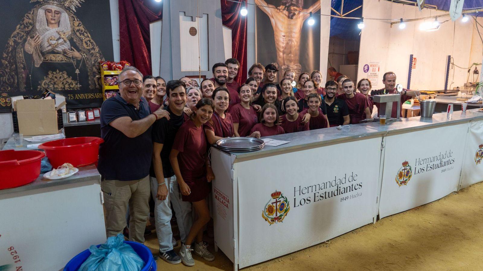 Caseta de la Hermandad de Los Estudiantes. Caseta de la Hermandad de Los Estudiantes.