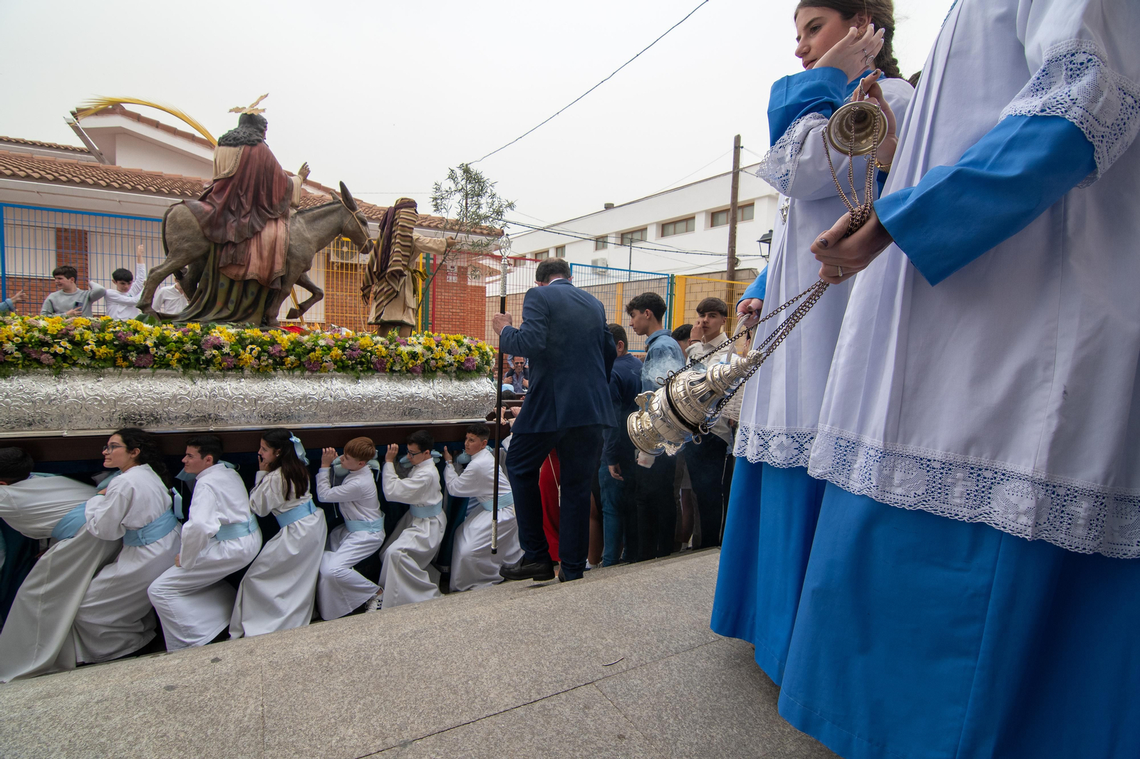La procesión de la Borriquita de Montilla el Domingo de Ramos 2024, en imágenes