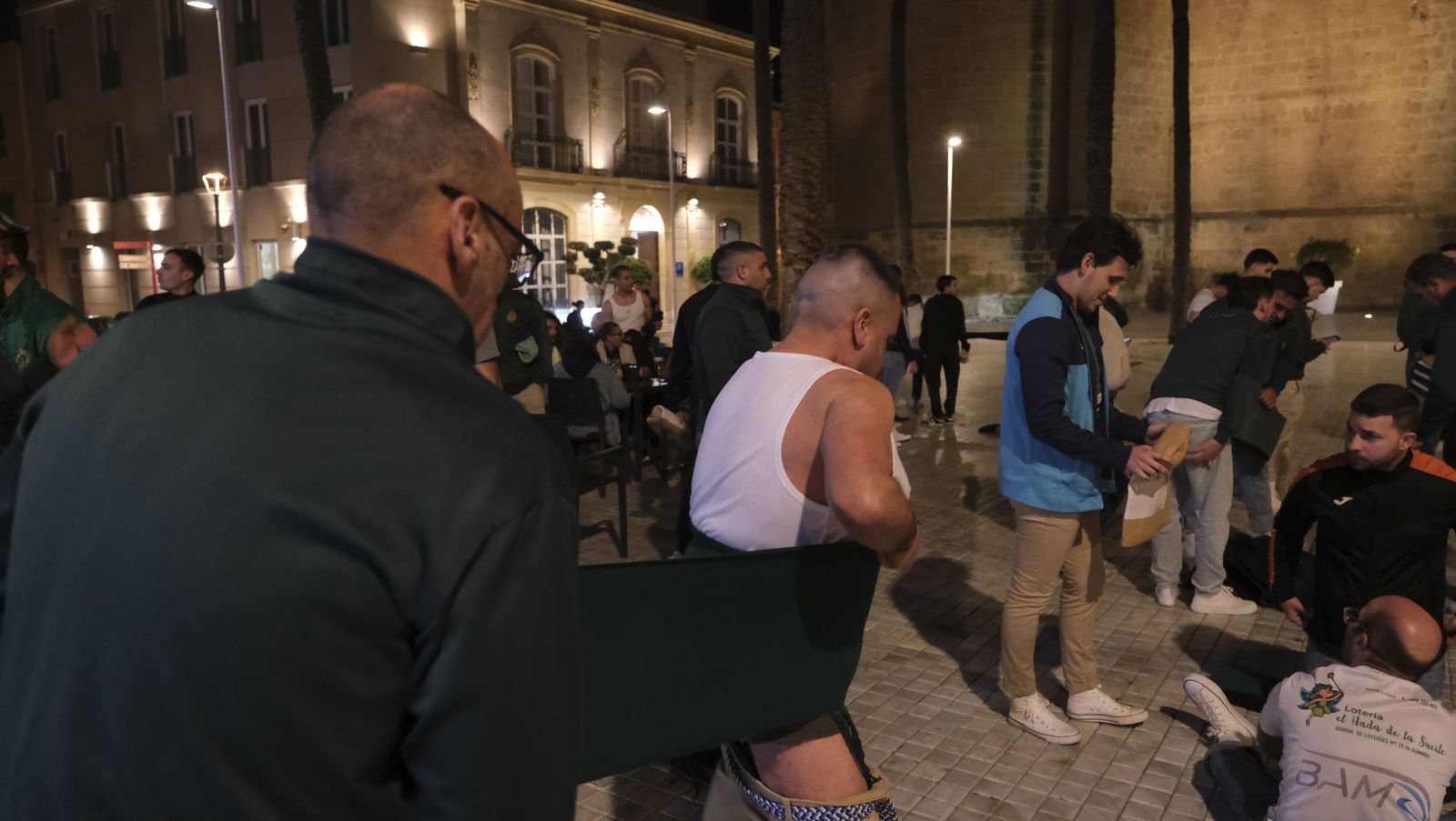 Las fotos del ensayo de Estudiantes para la Semana Santa de Almería 2026