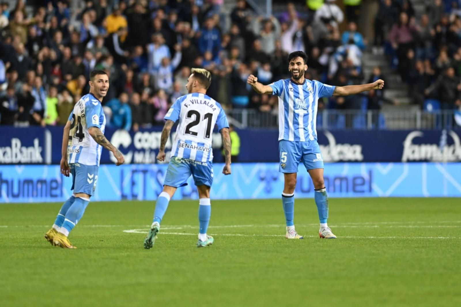 El Málaga CF - Tenerife, en fotos