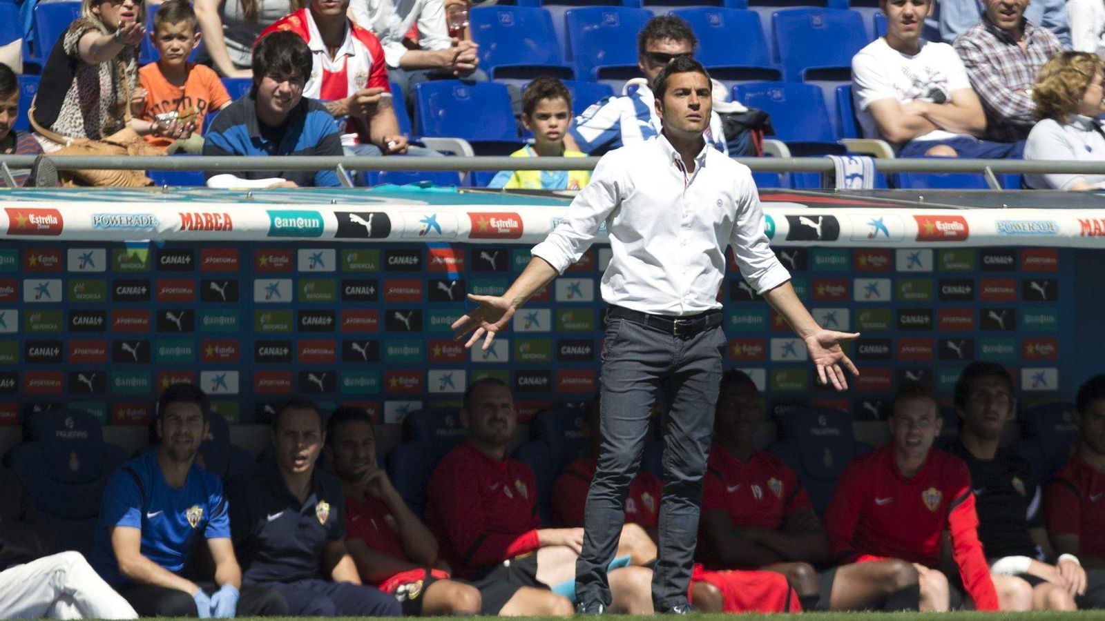 Francisco en un Espanyol-Almería de 2014